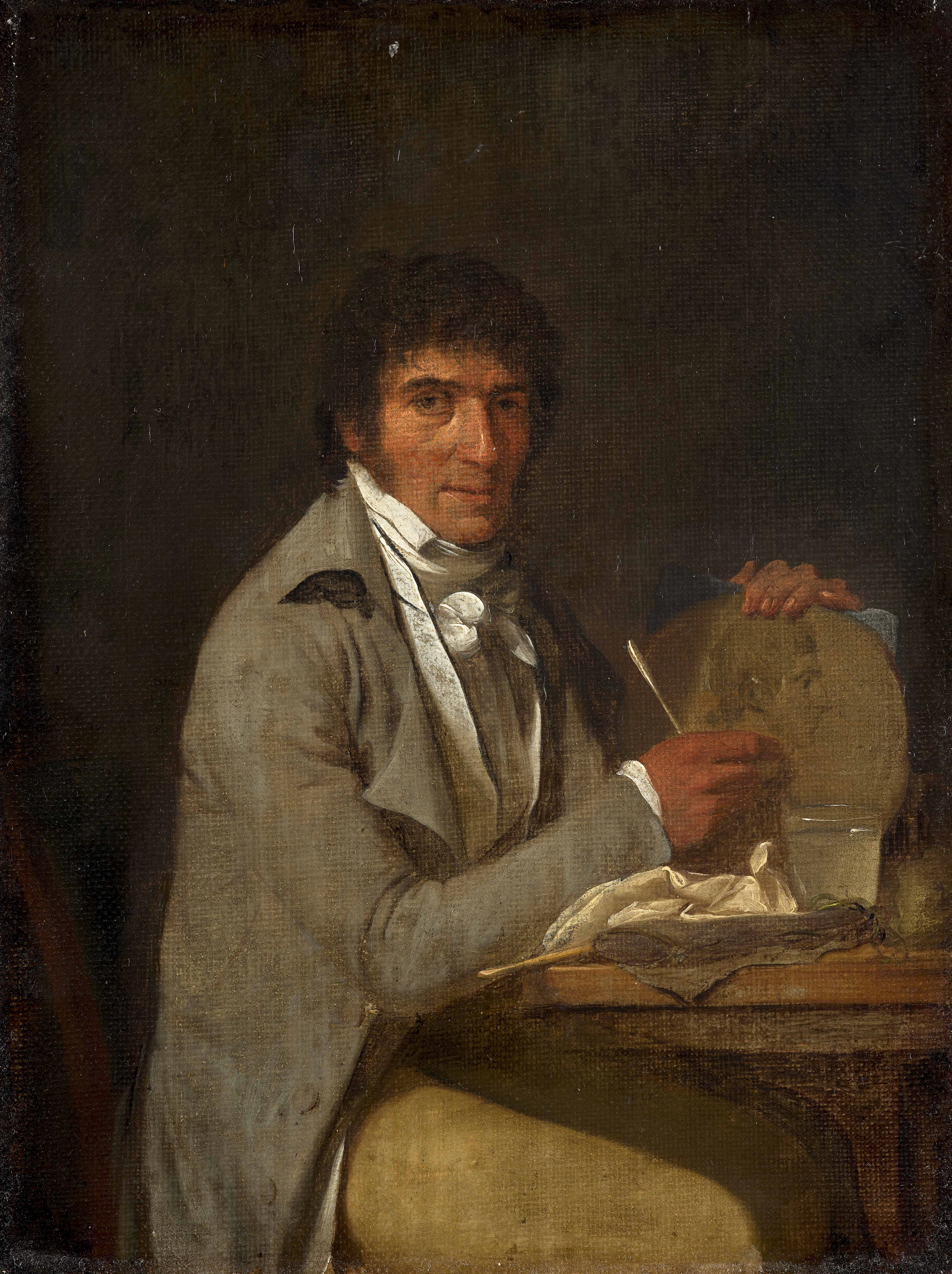 Louis-Léopold BOILLY La Bassée, 1761 - Paris, 1845 Portrait du sculpteur