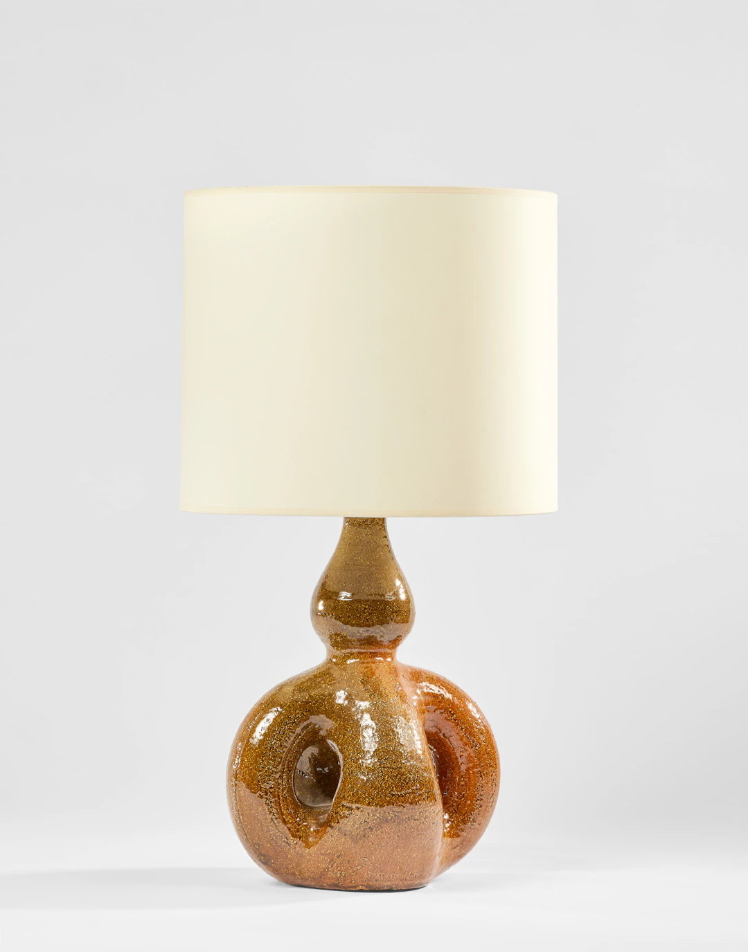 Suzanne RAMIÉ & Atelier MADOURA (Française - 1905-1974) Lampe - circa 1960