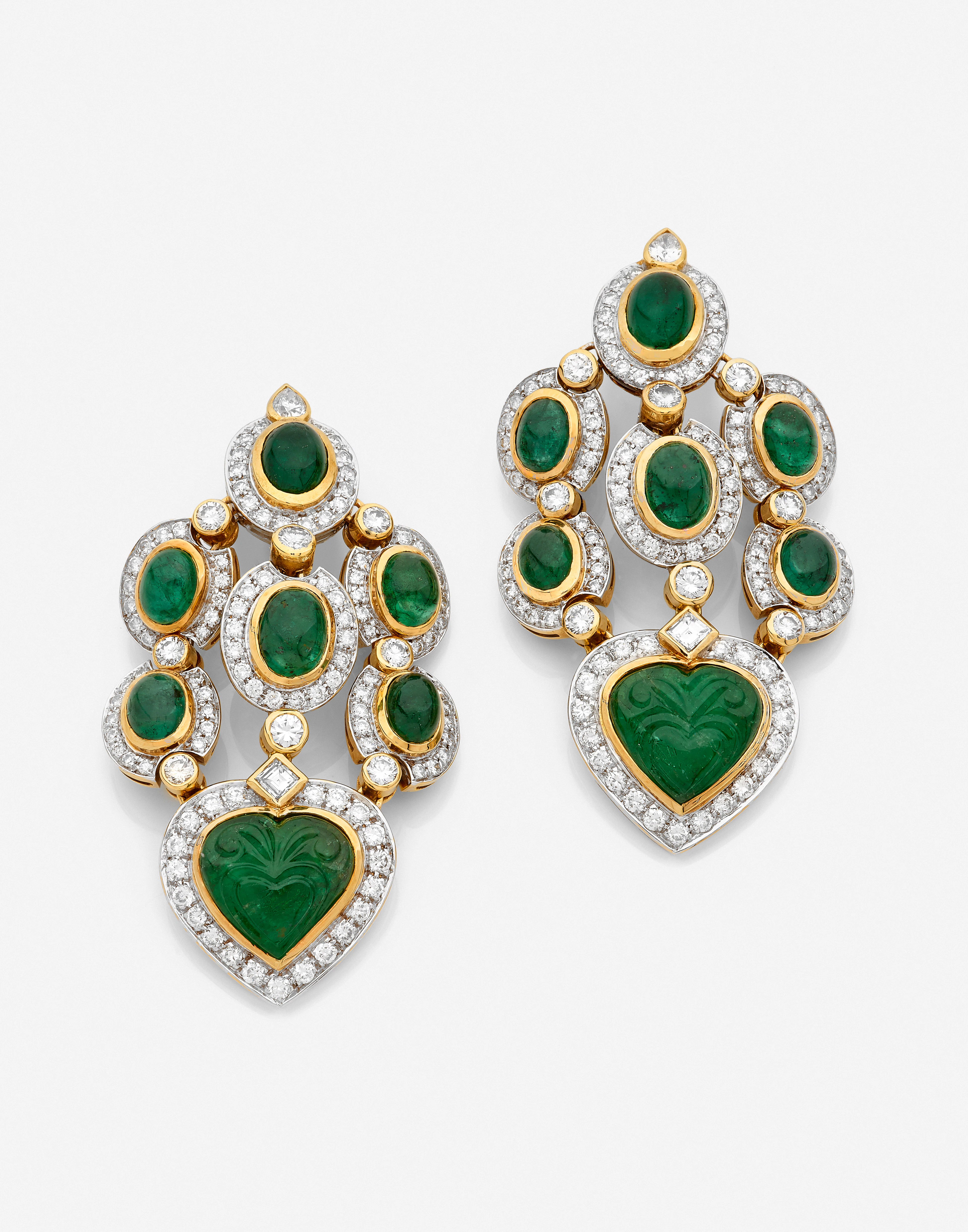 REPOSSI Paire de pendants d'oreilles