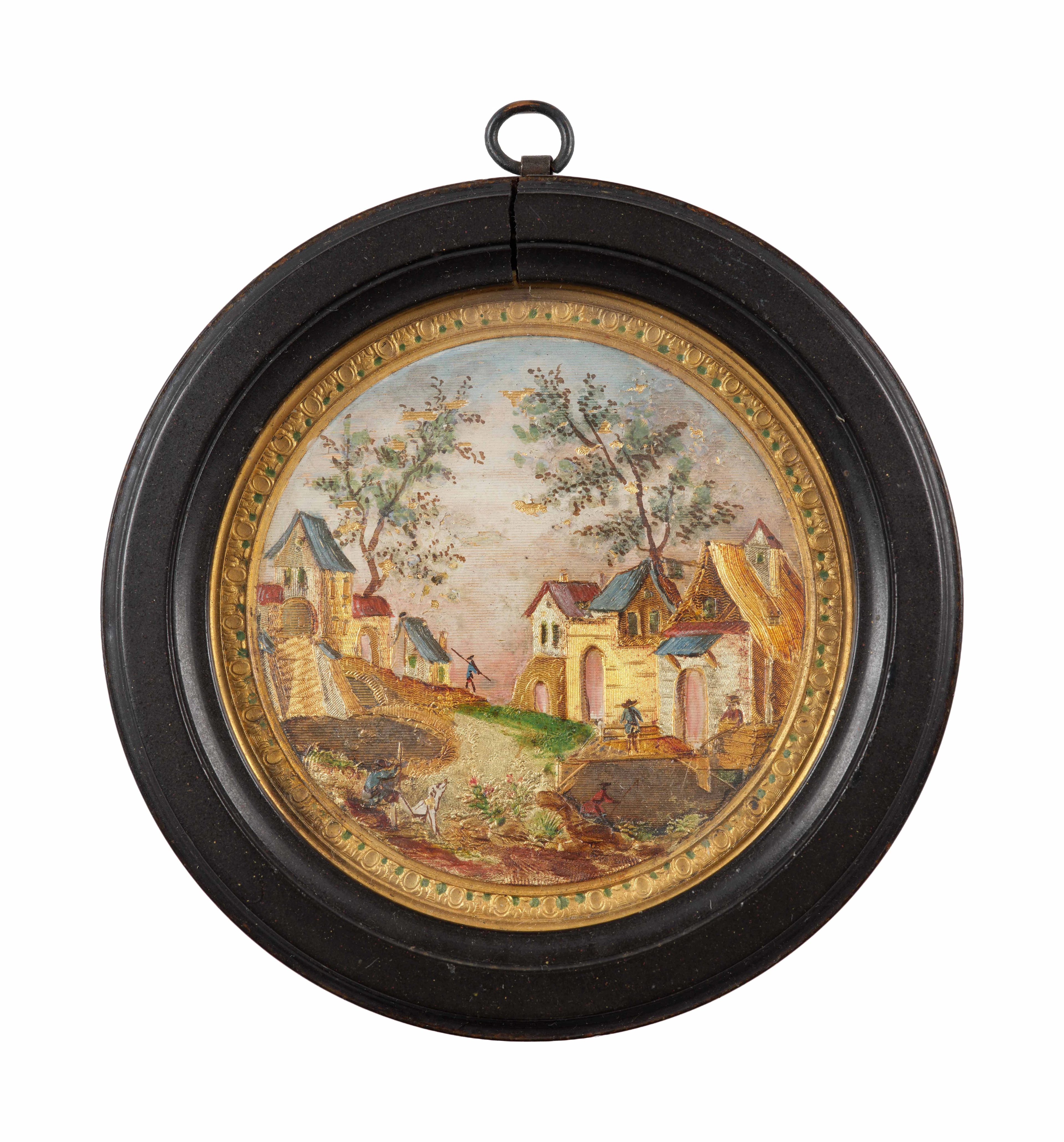 MÉDAILLON DE LA DEUXIÈME MOITIÉ DU XVIIIe SIÈCLE