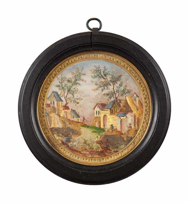 MÉDAILLON DE LA DEUXIÈME MOITIÉ DU XVIIIe SIÈCLE