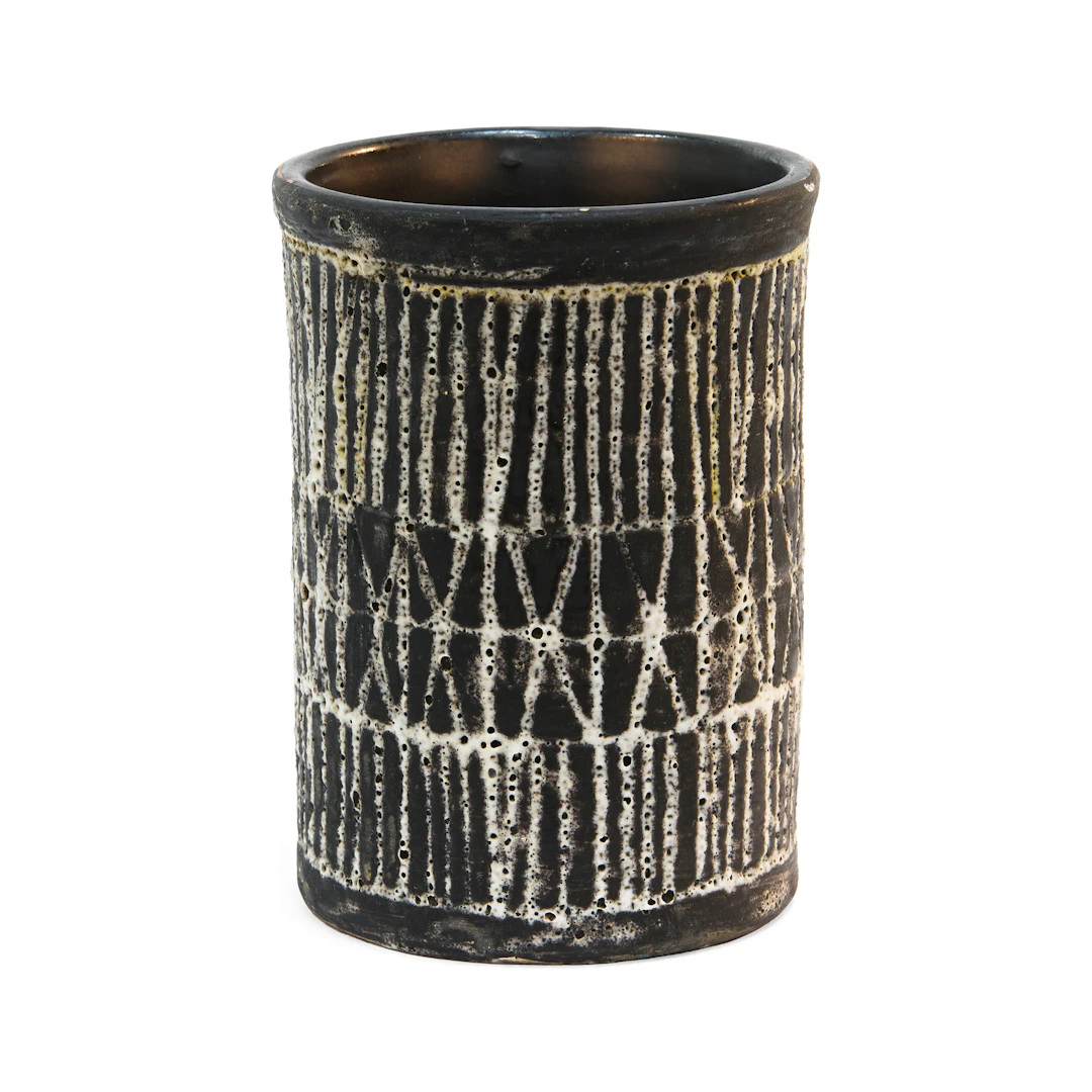 Jacques POUCHAIN 1927-2015 Vase rouleau - circa 1960