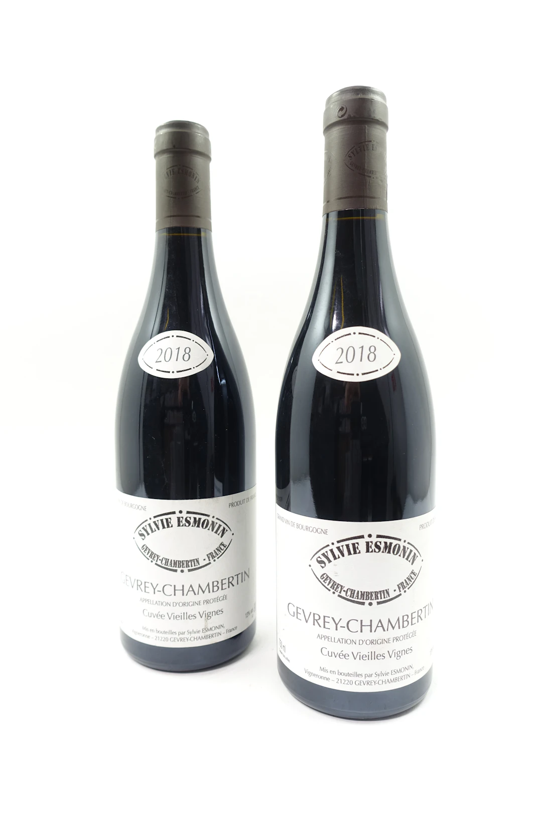 2 bts GEVREY CHAMBERTIN 2018 Vieilles Vignes. Sylvie Esmonin