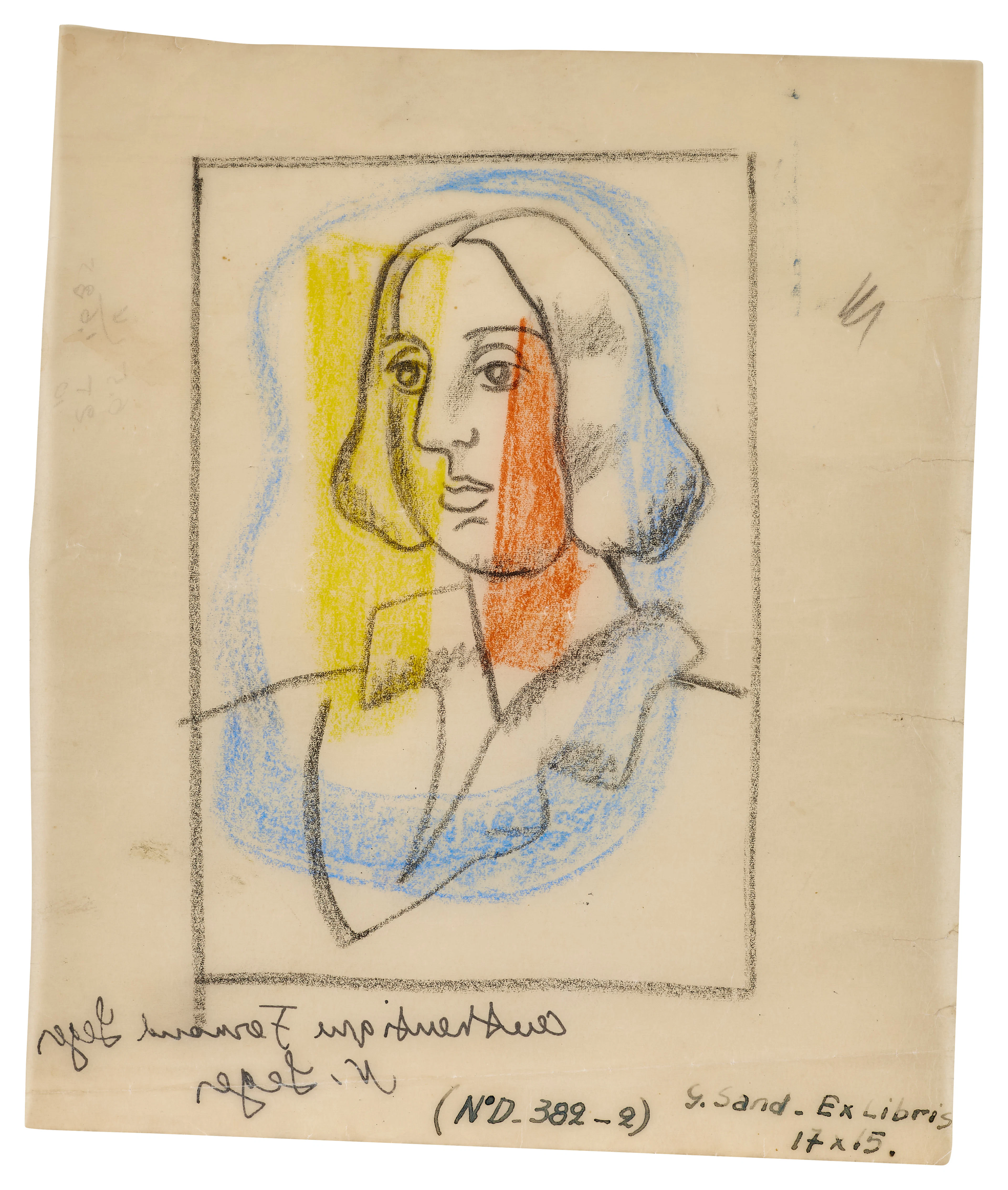 Portrait de Georges Sand - 1954