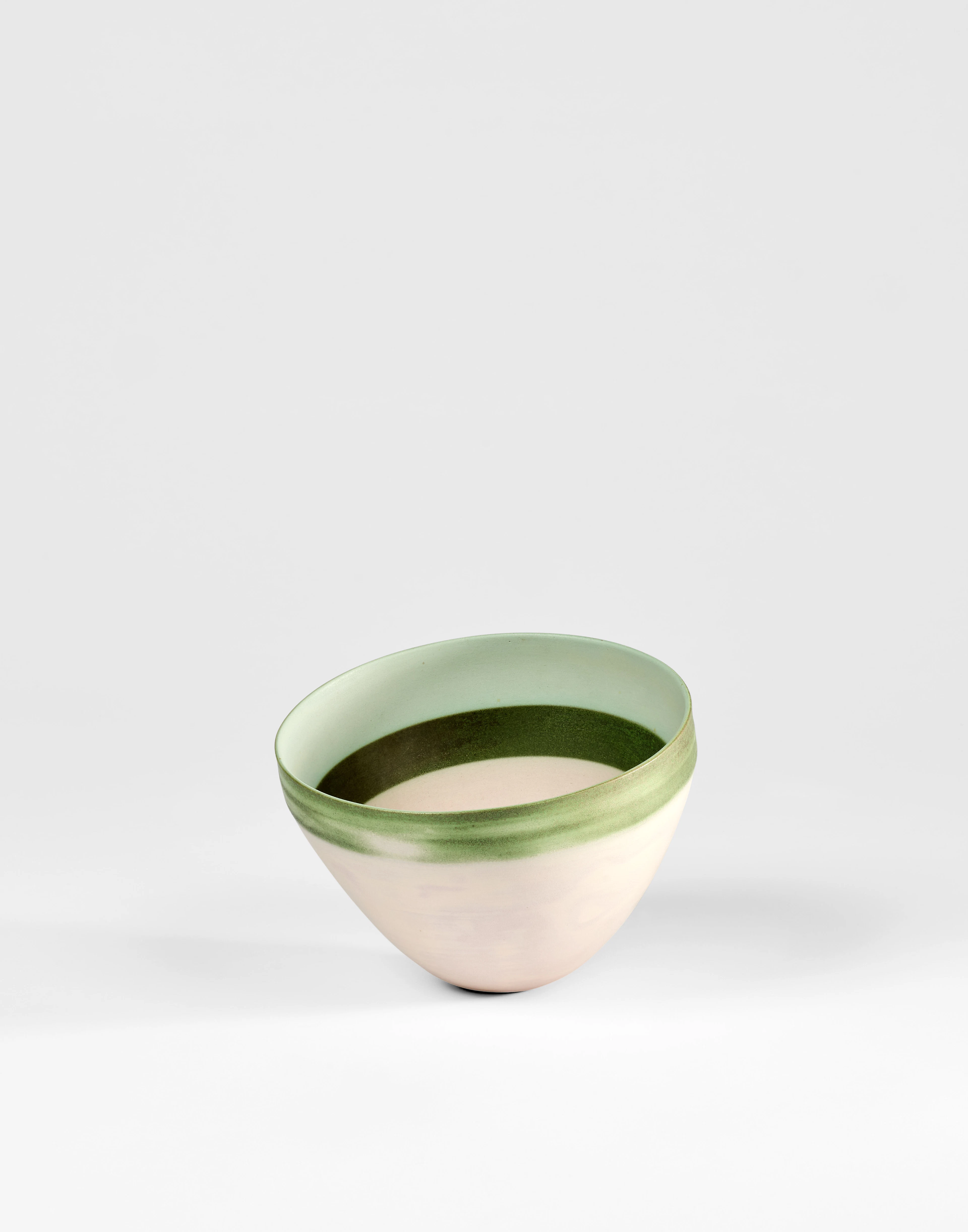 Martine DAMAS (Française - 1954-2010) Coupe rose, vert, ciel N°V65 - 2008