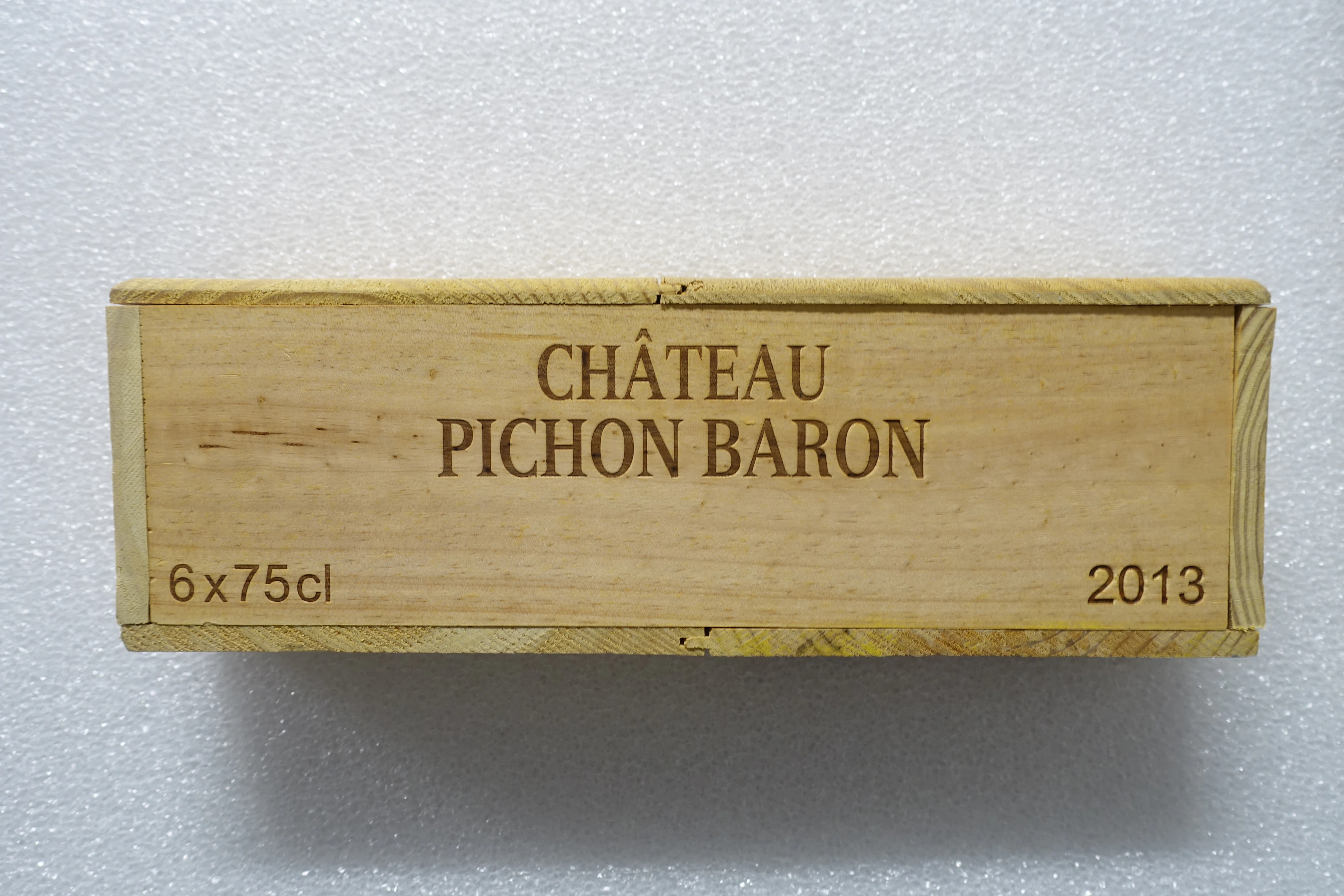 6 bts CH PICHON LONGUEVILLE BARON 2013 2è GC Pauillac