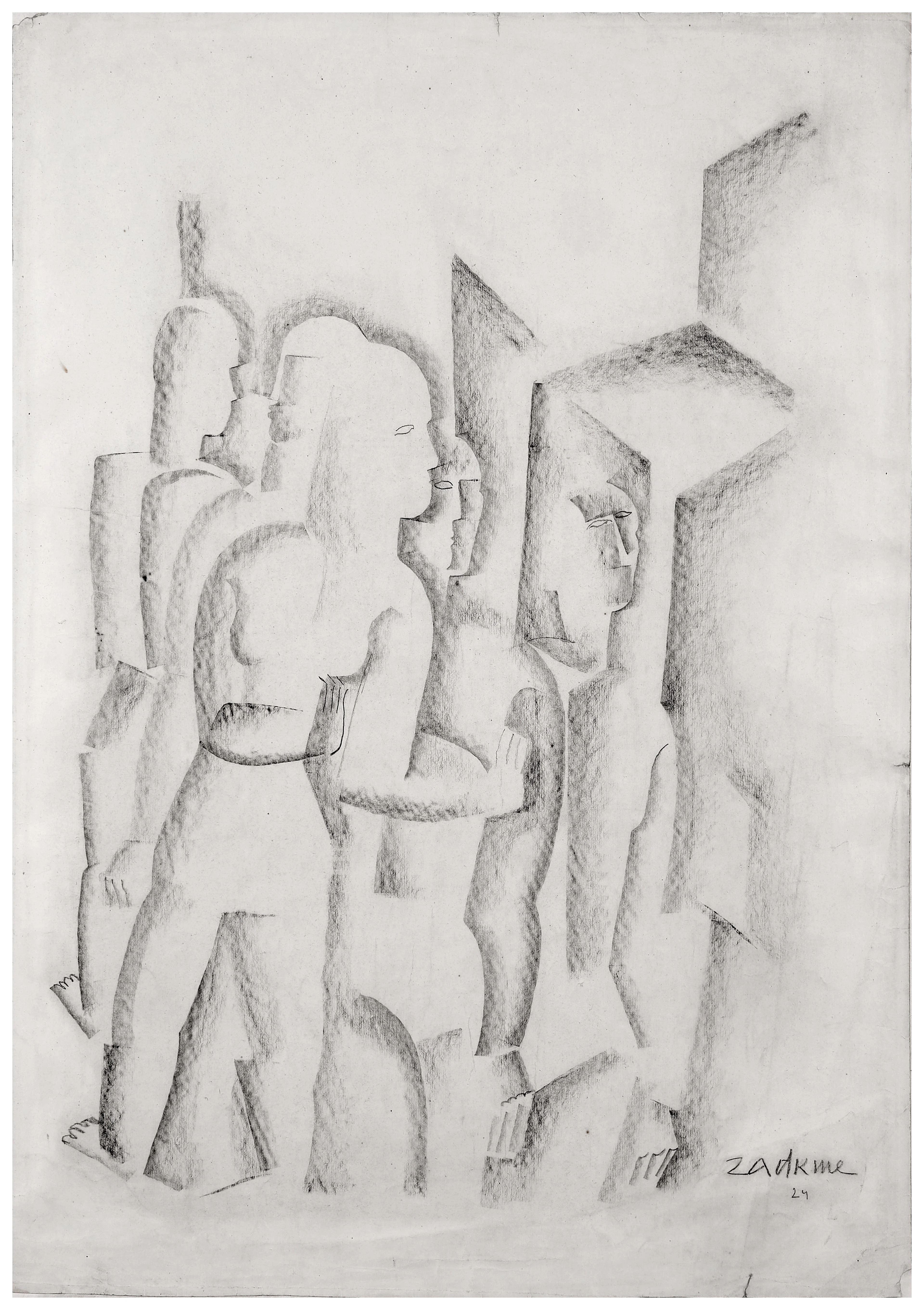 Ossip ZADKINE 1890-1967 Personnages - 1924