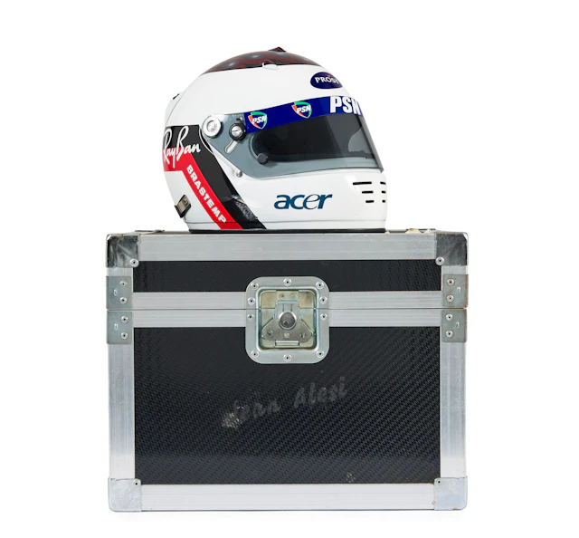 Jean Alesi - Prost Grand Prix, Casque Arai No reserve
