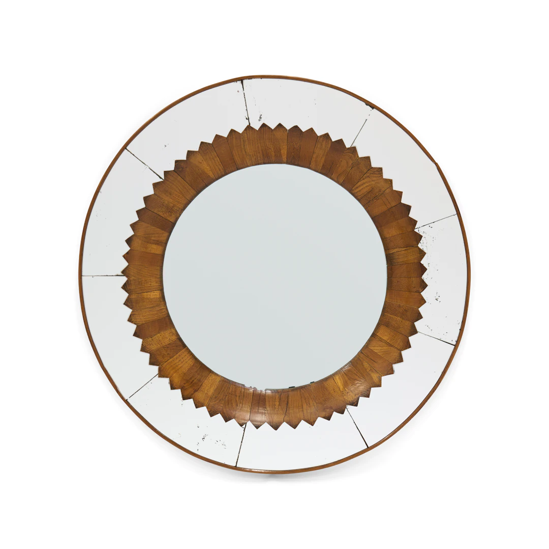 Fratelli MARELLI XXe Miroir à parecloses - circa 1950