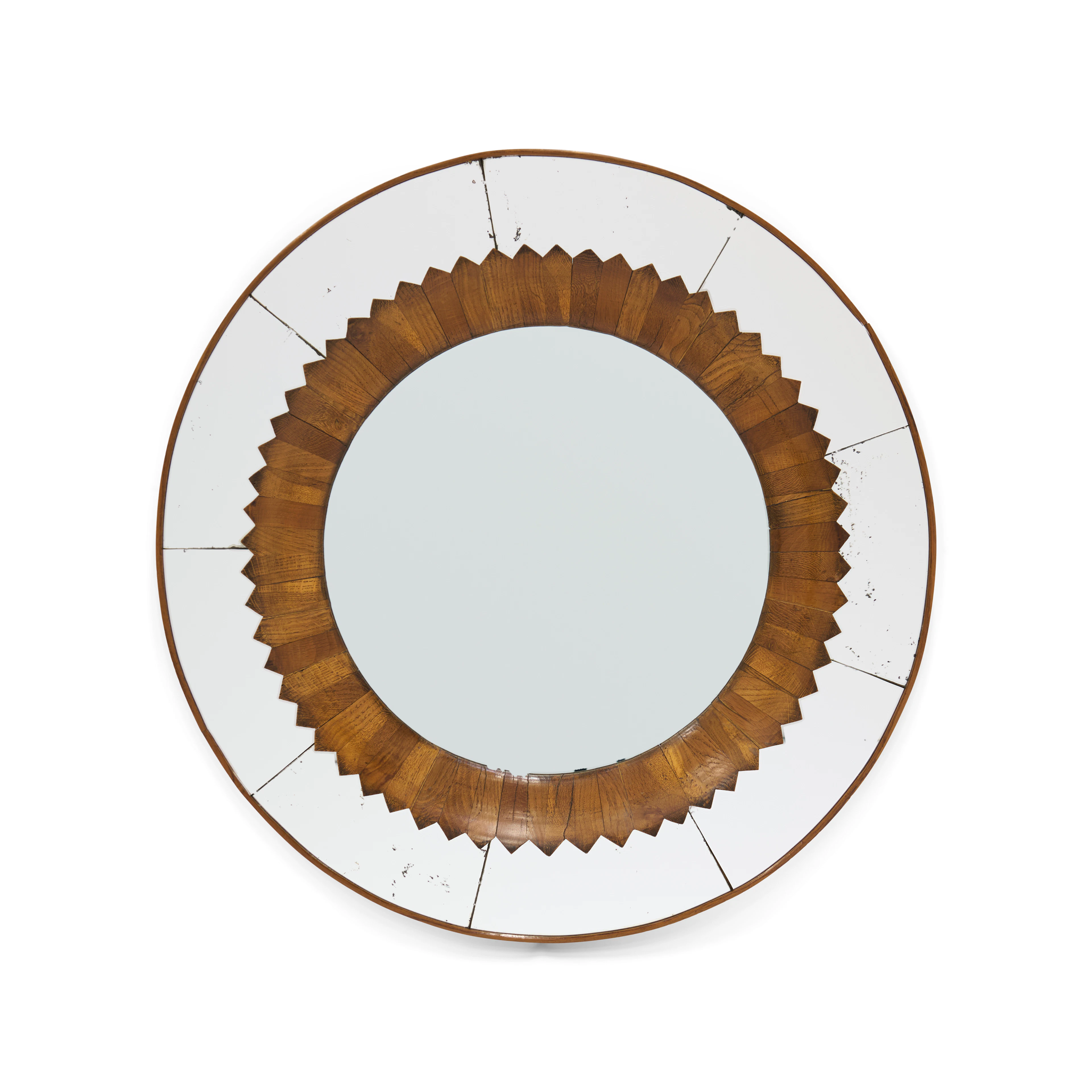 Fratelli MARELLI XXe Miroir à parecloses - circa 1950