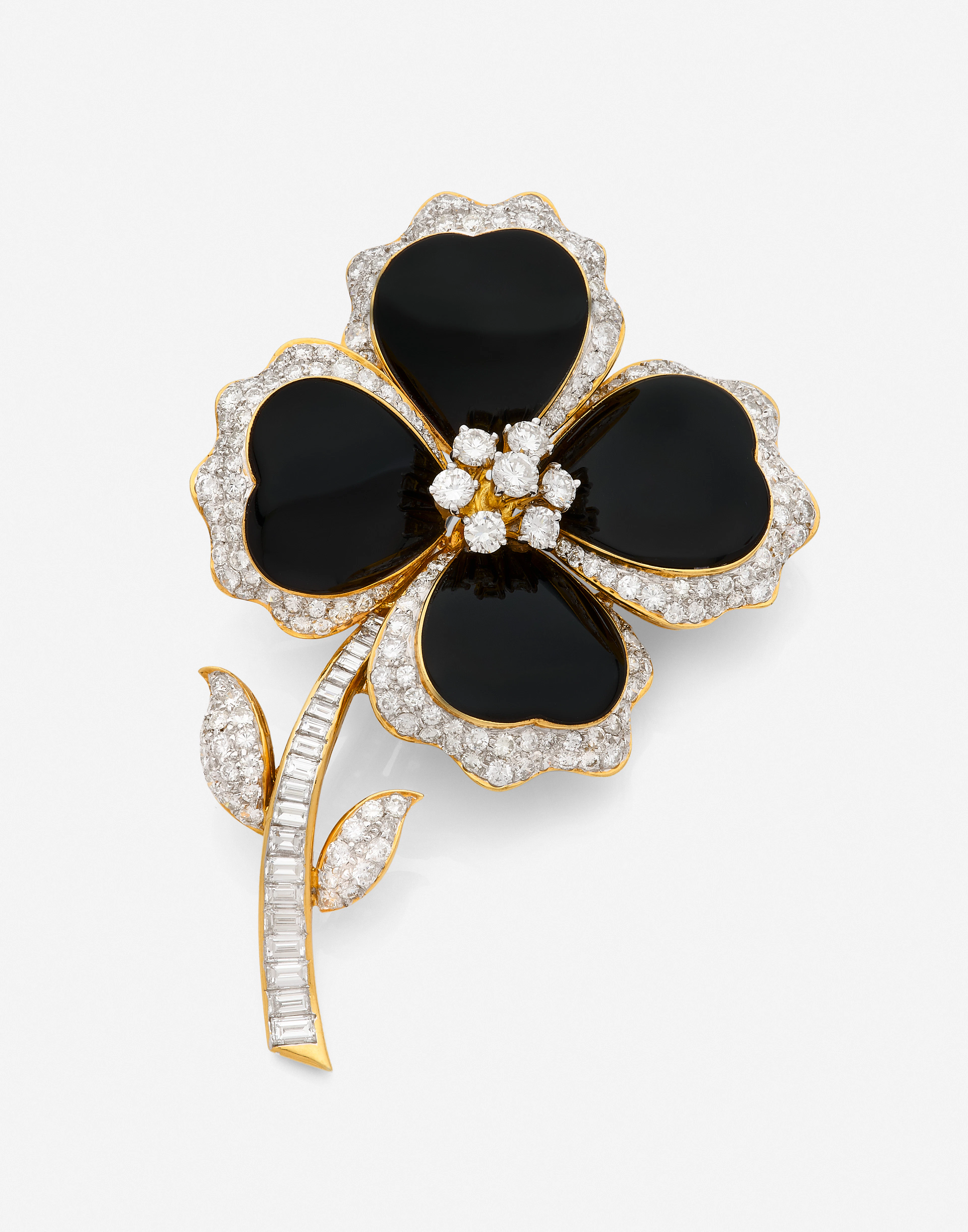 COLLECTION NADJA PAR : STARLETTE DES SIXTIES Broche-pendentif "Fleur"