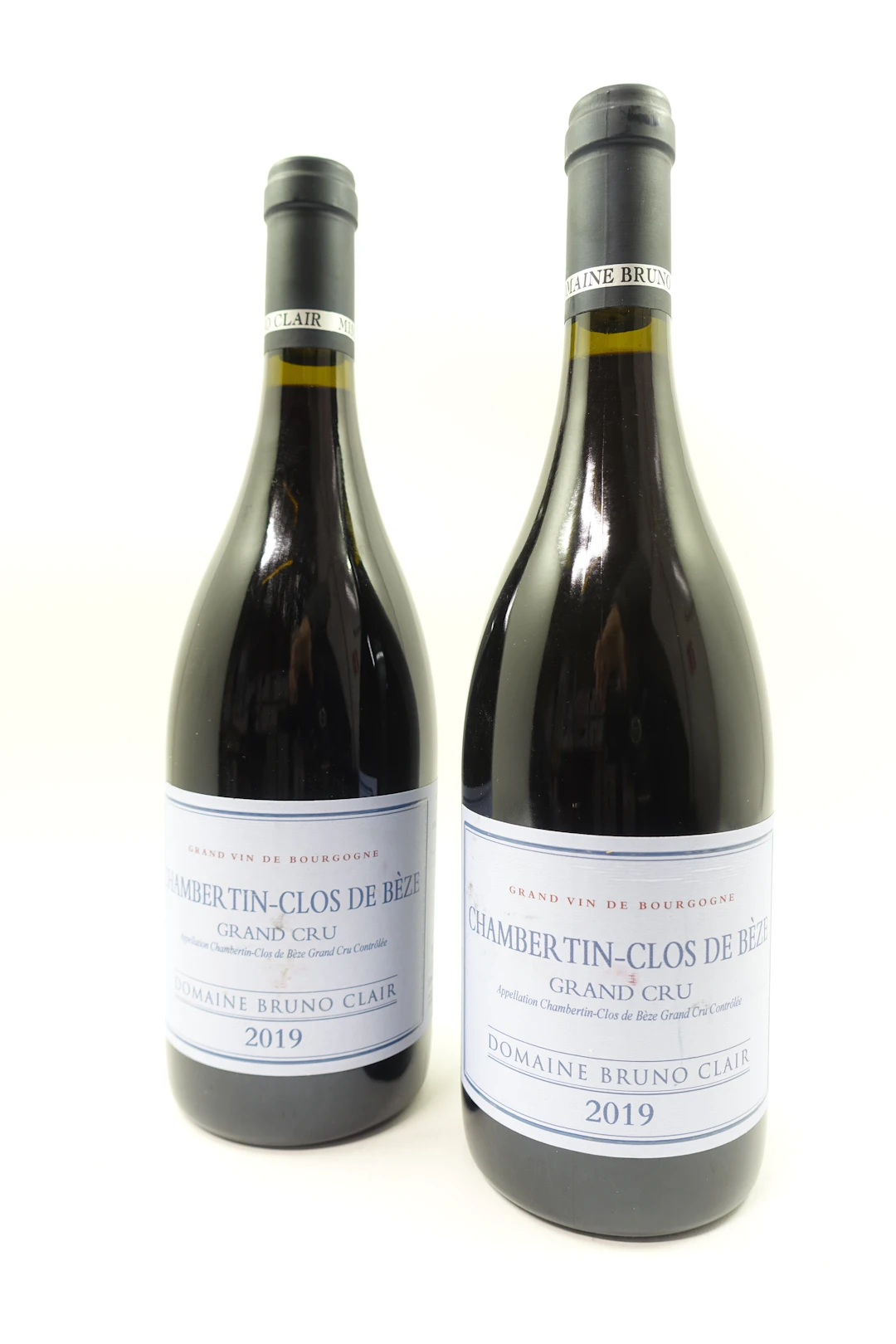 2 bts CHAMBERTIN CLOS DE BEZE 2019 Grand Cru. Domaine Bruno Clair