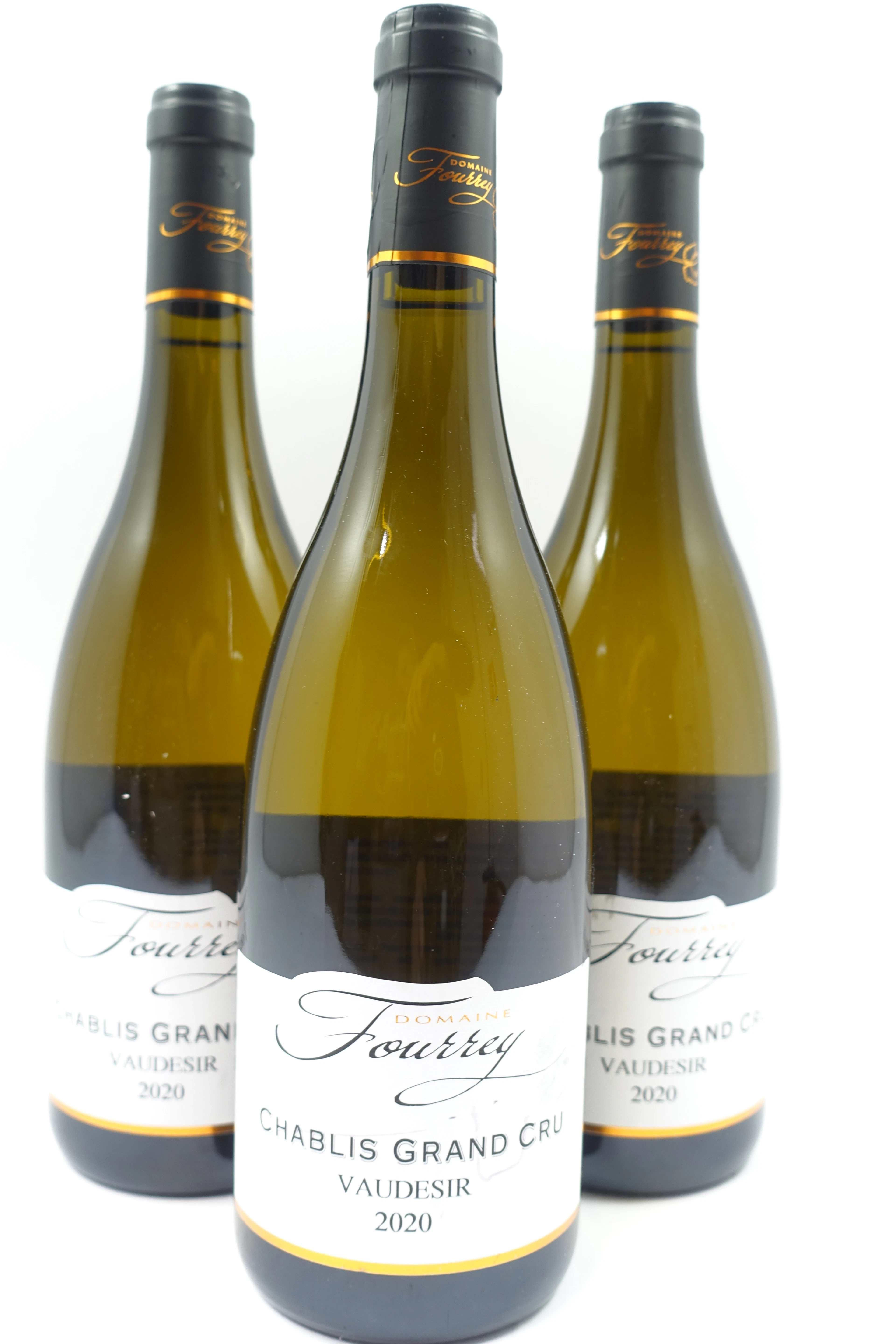3 bts CHABLIS 2020 Grand Cru Vaudesir. Domaine Fourrey