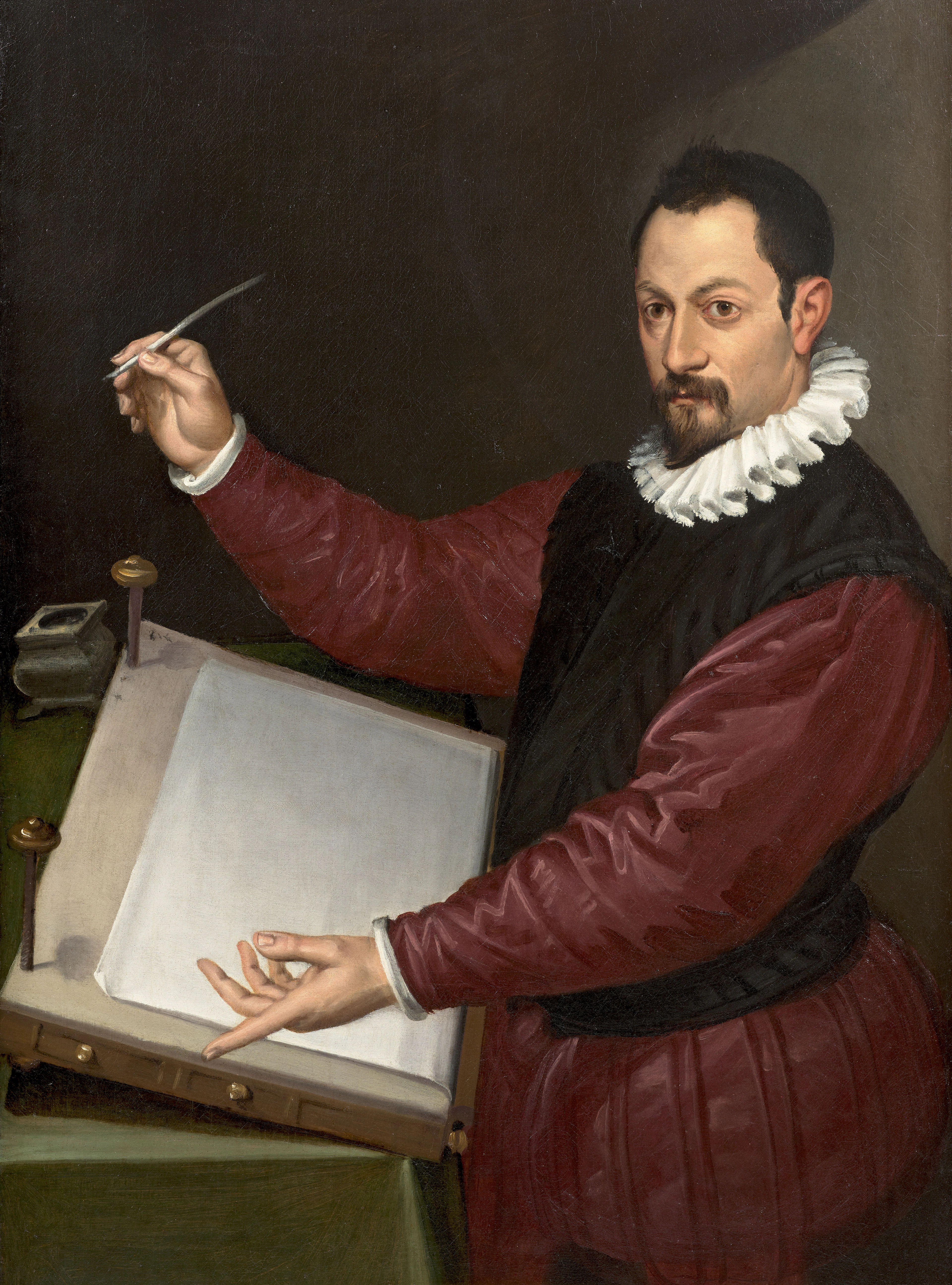 Bartolomeo PASSAROTTI Bologne, 1529-1592 Portrait d’un écrivain