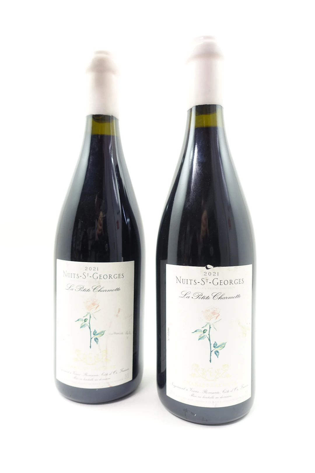 2 bts NUITS SAINT GEORGES 2021 La Petite Charmotte. Charles Lachaux