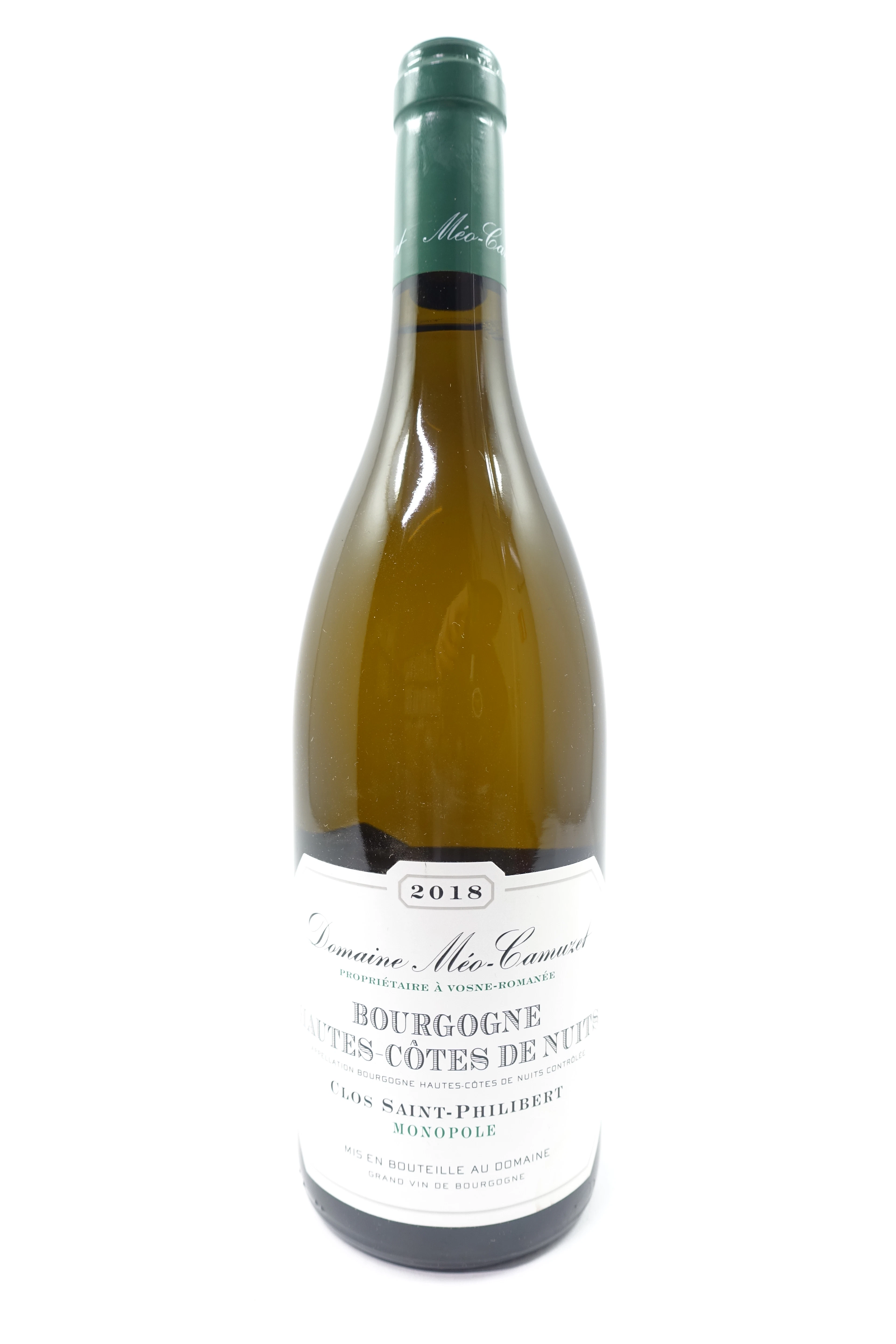 1 bt BOURGOGNE HAUTES COTES DE NUITS 2018 (blanc) Monopole. Clos Saint
