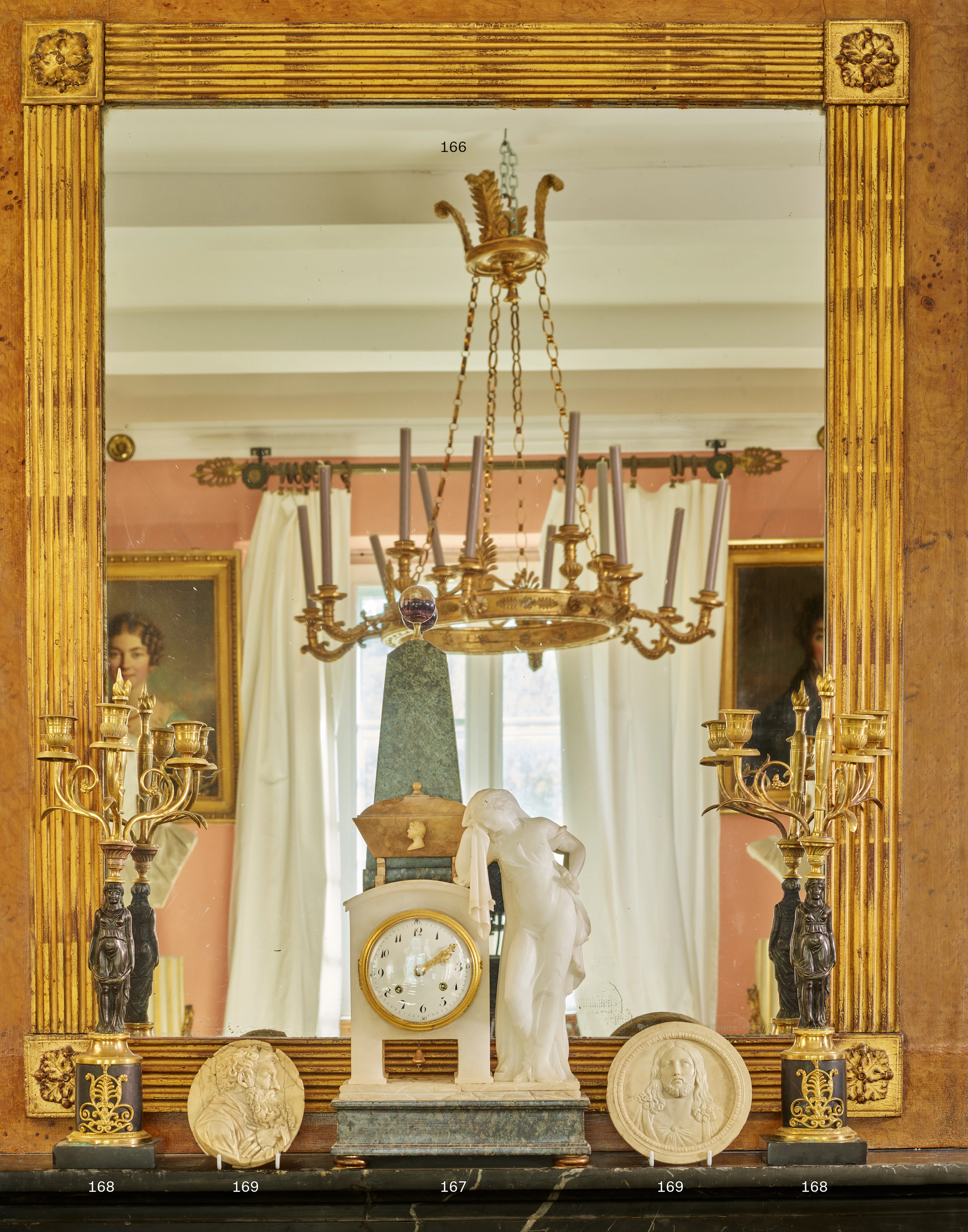 PAIRE DE CANDÉLABRES D'ÉPOQUE NÉOCLASSIQUE, TRAVAIL PROBABLEMENT SUÉDOIS