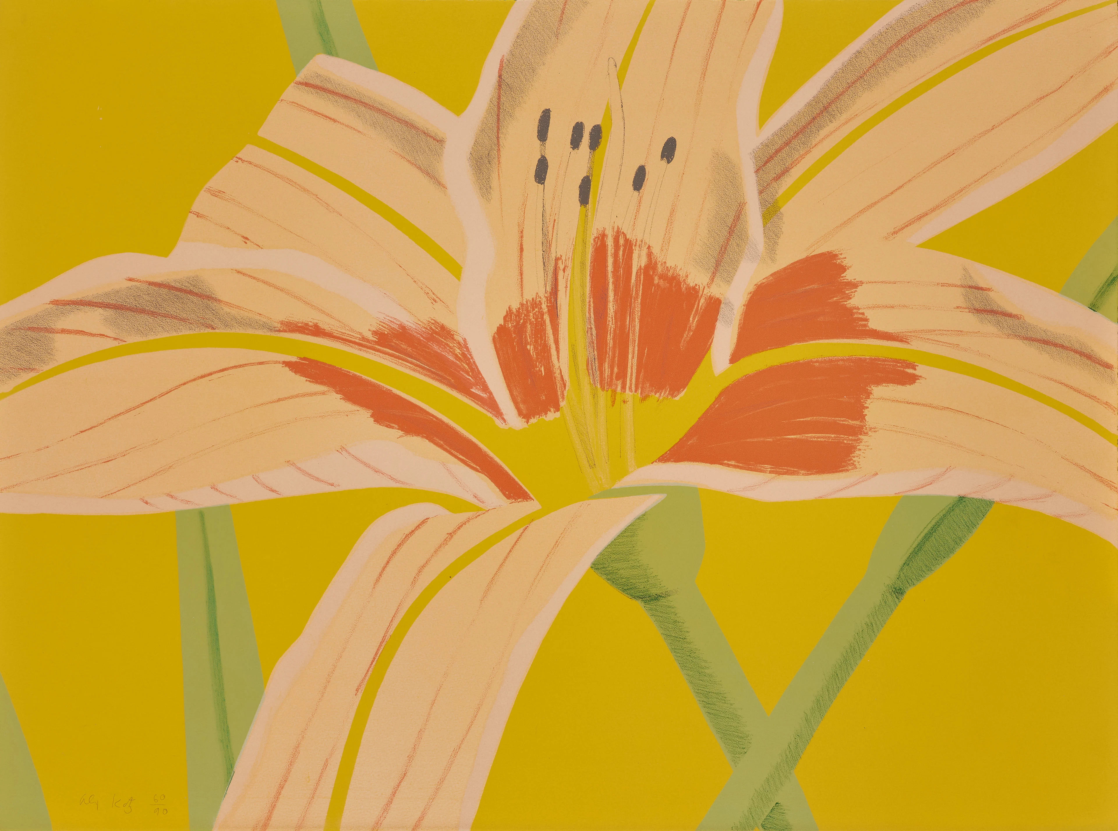 Alex KATZ Né n 1927 Day Lily I - 1969