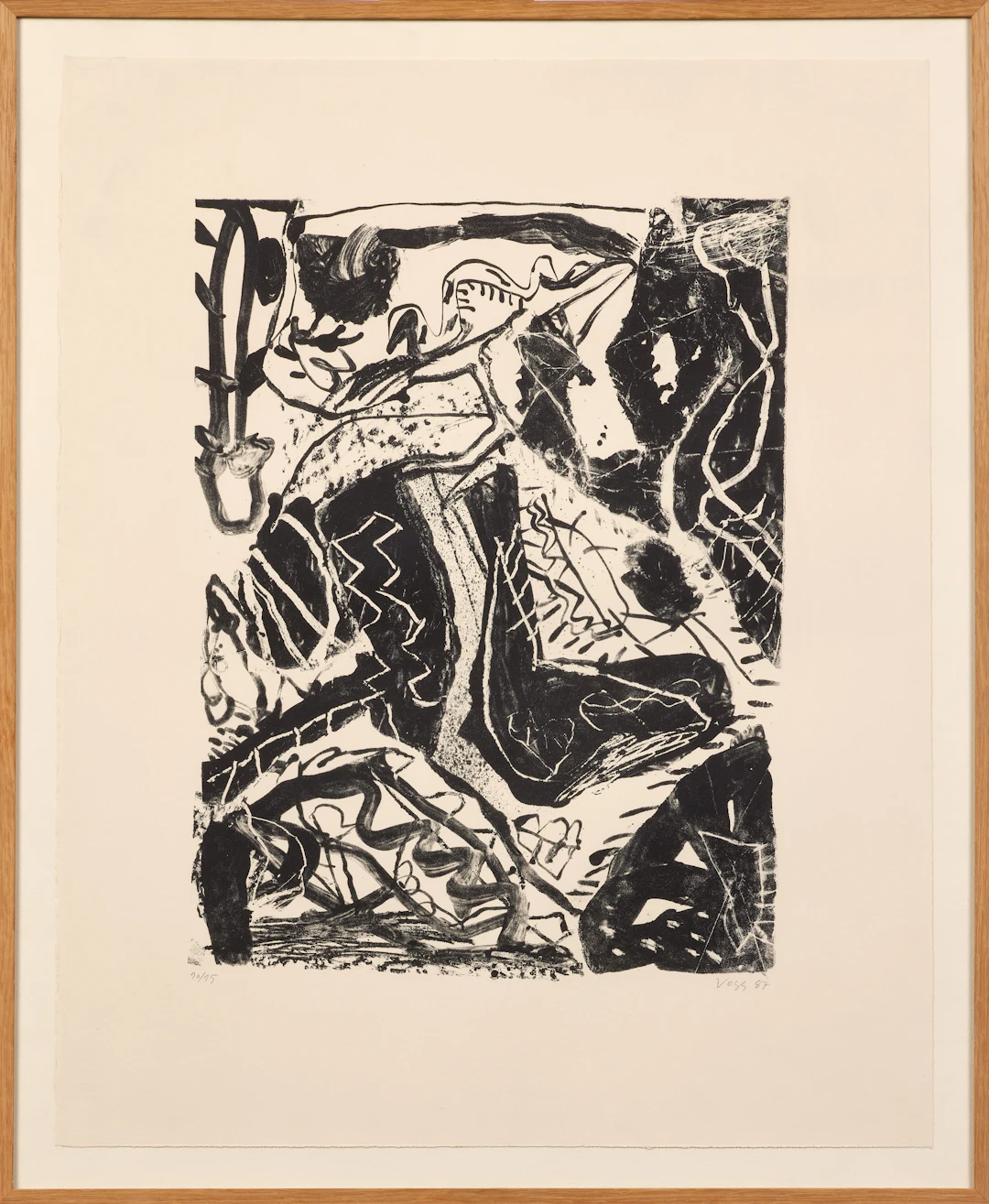 Jan VOSS Né en 1936 Sans titre - 1987