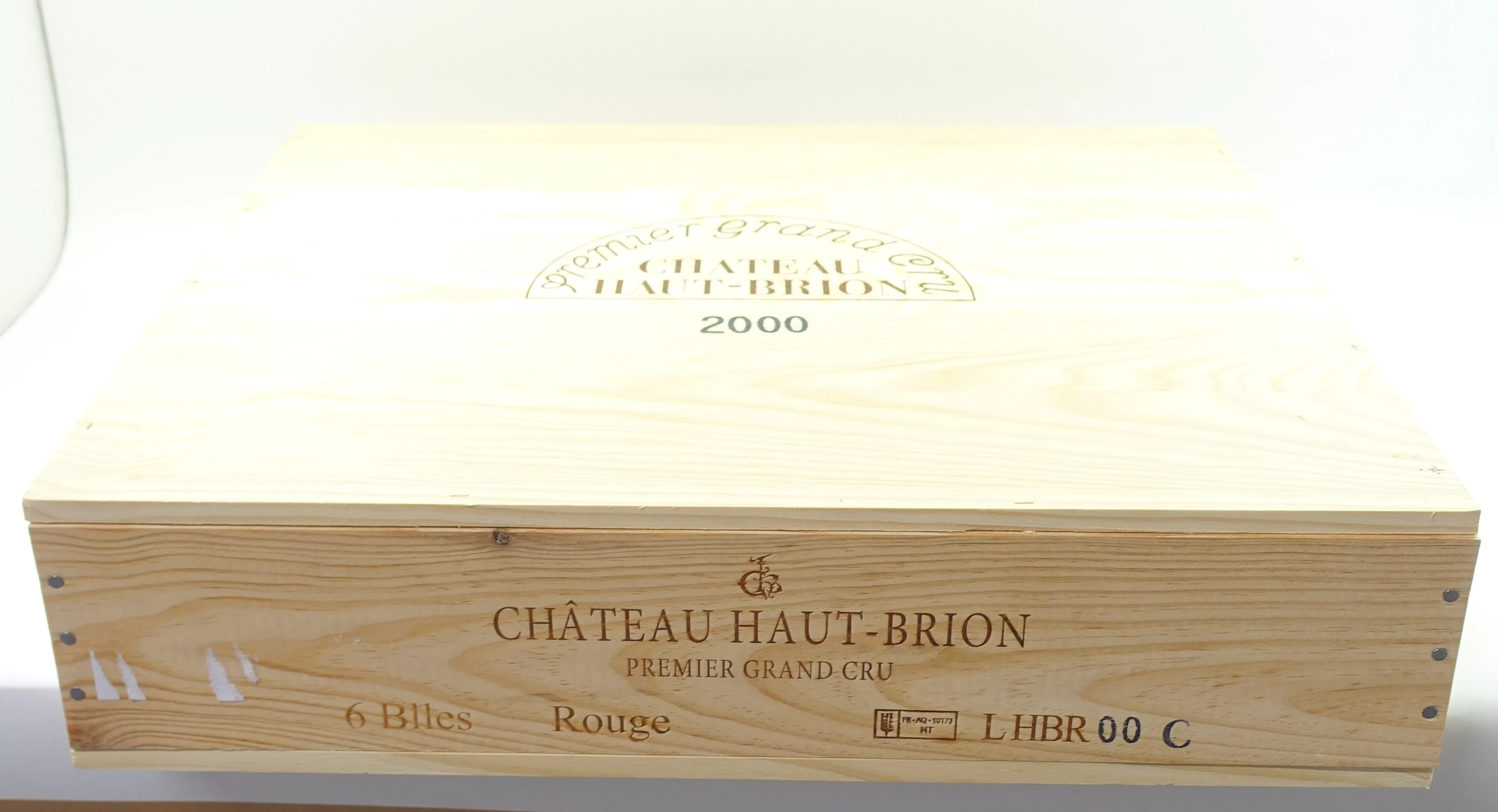6 bts CH HAUT BRION 2000 1er GC Pessac Léognan