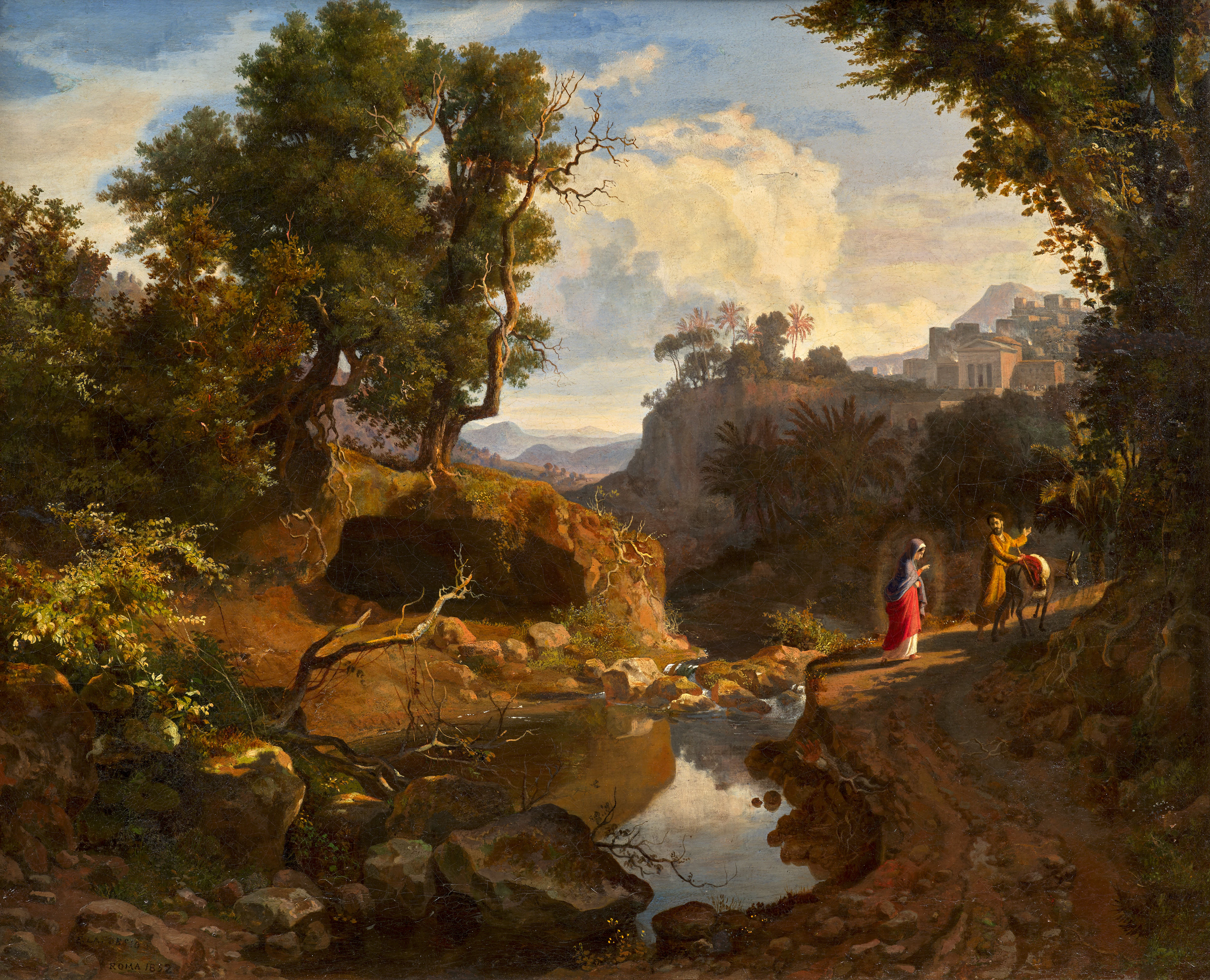 Eugenio LANDESIO Venaria Reale, 1809 - Rome, 1879 Le voyage de Joseph