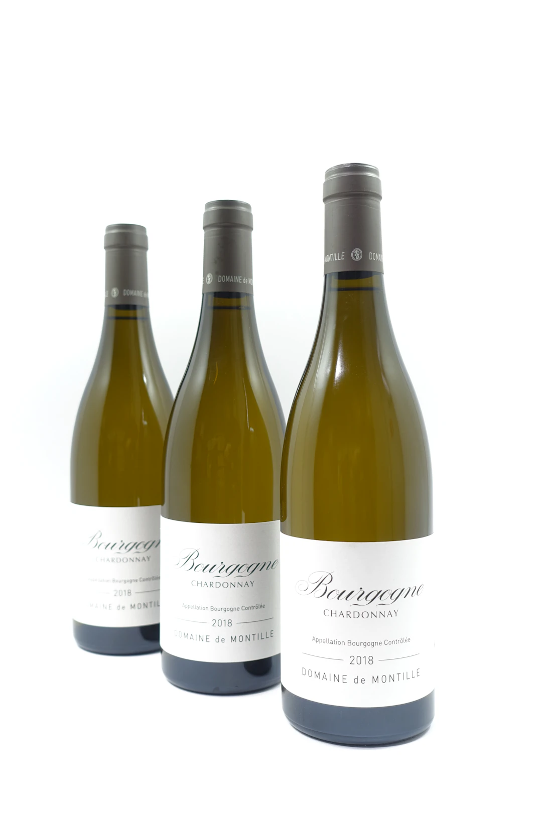 3 bts BOURGOGNE 2018 (blanc) Chardonnay. Domaine de Montille