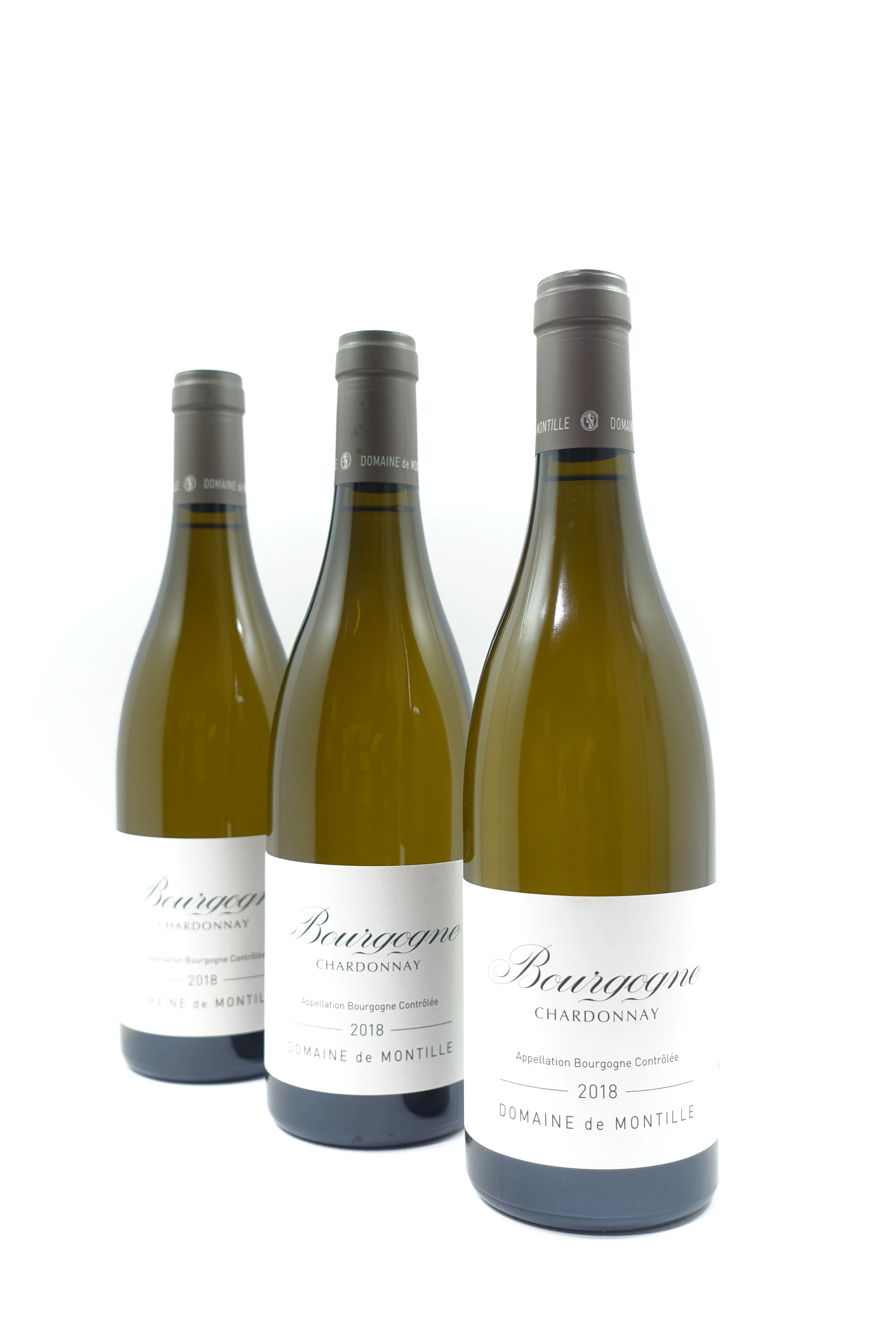 3 bts BOURGOGNE 2018 (blanc) Chardonnay. Domaine de Montille