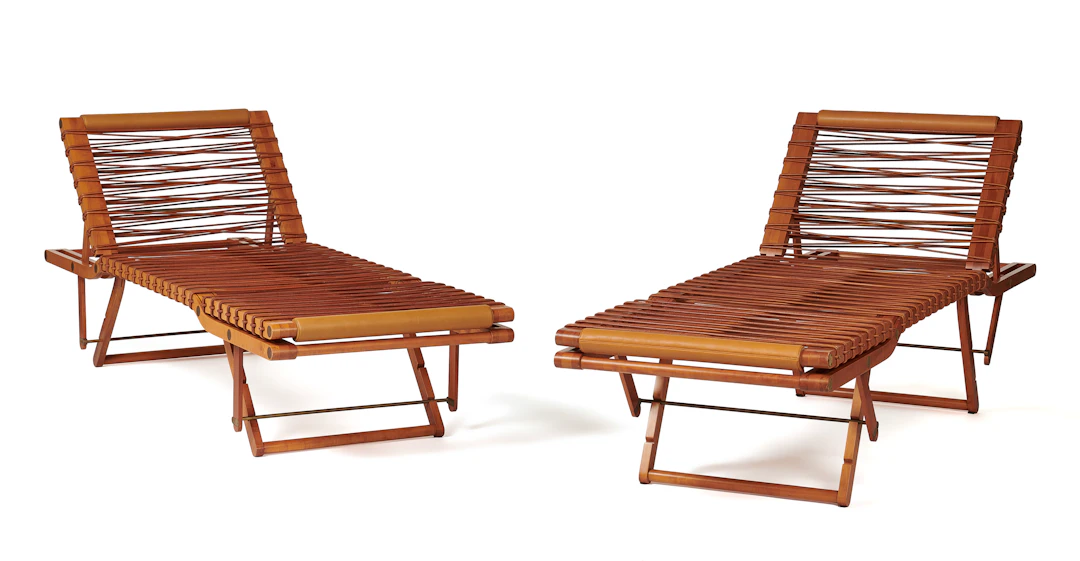 HERMÈS PIPPA Pair of lounge chairs
