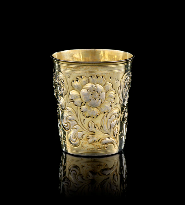 A German silver-gilt beaker, Hans Nicolaus Müllner, Nuremberg, 1674-1681