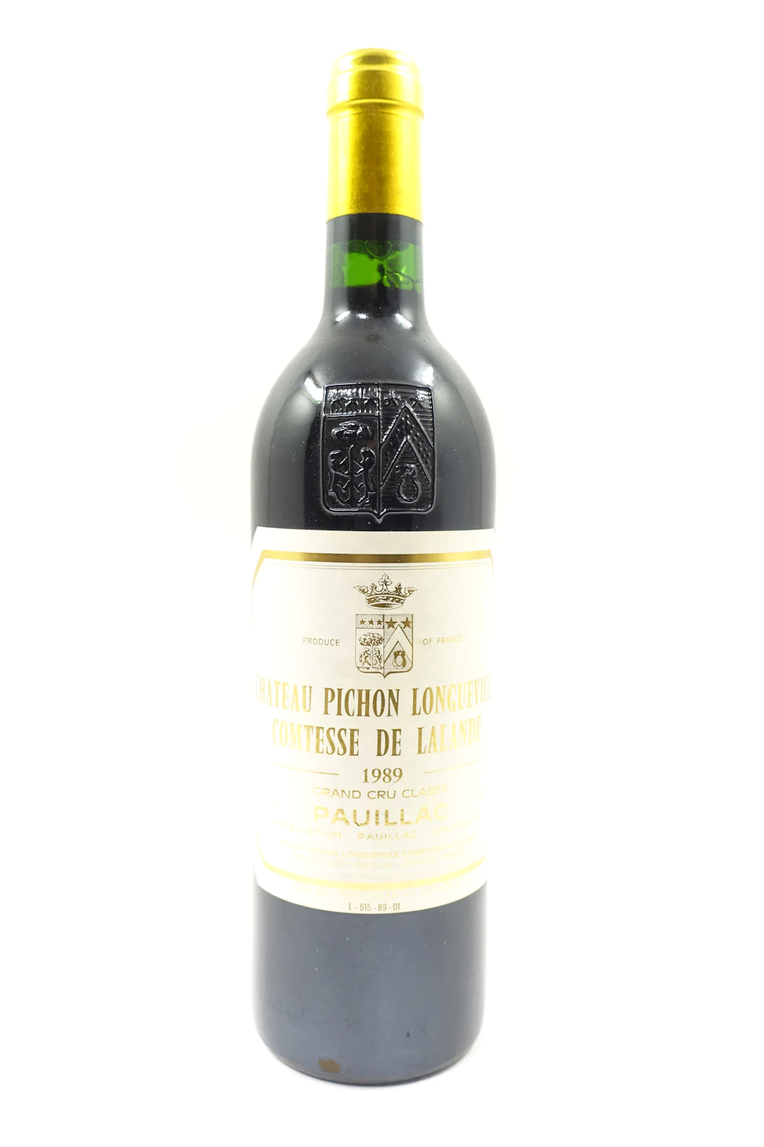 1 bt CH PICHON COMTESSE DE LALANDE 1989 2è GC Pauillac