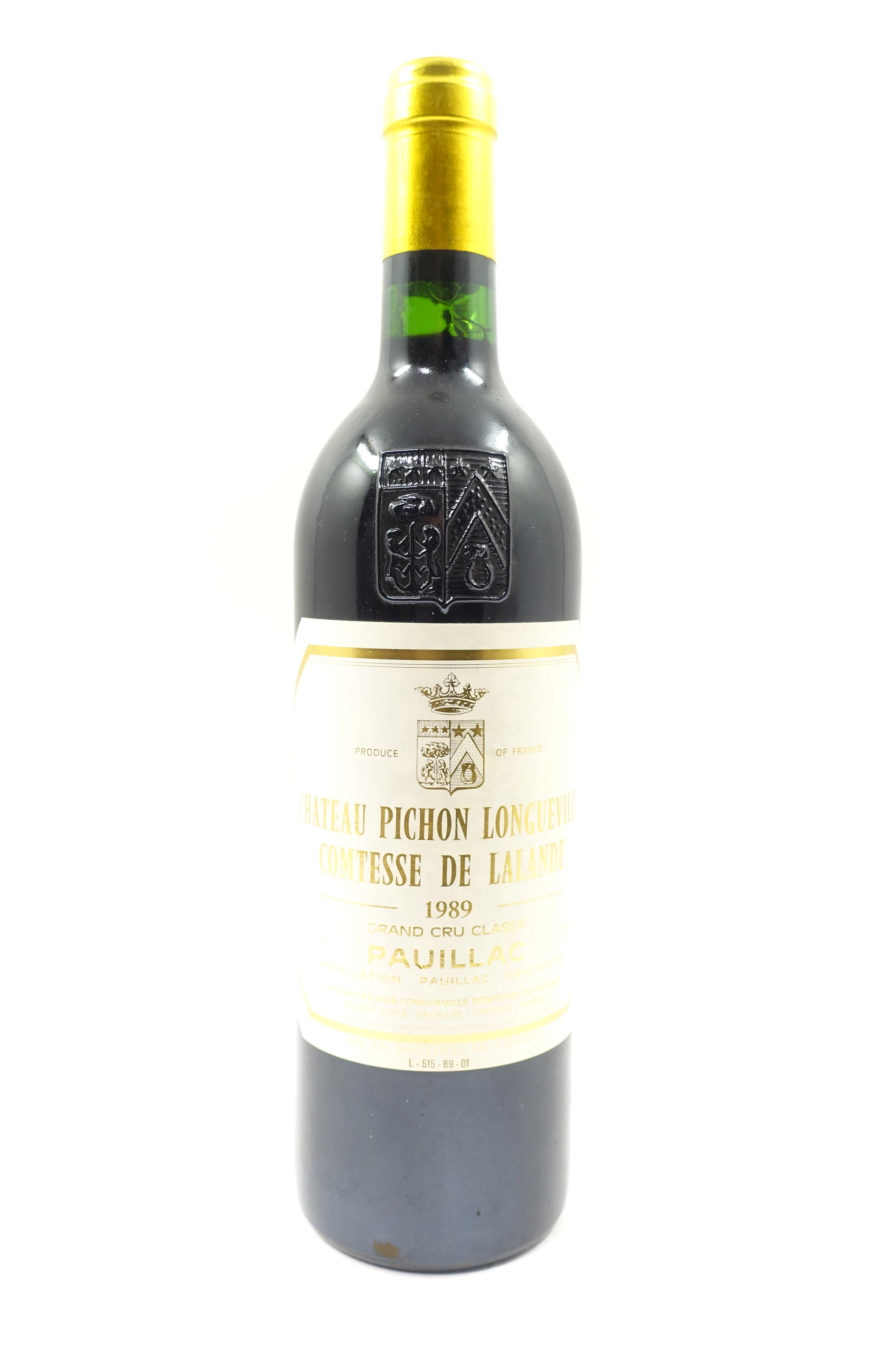 1 bt CH PICHON COMTESSE DE LALANDE 1989 2è GC Pauillac