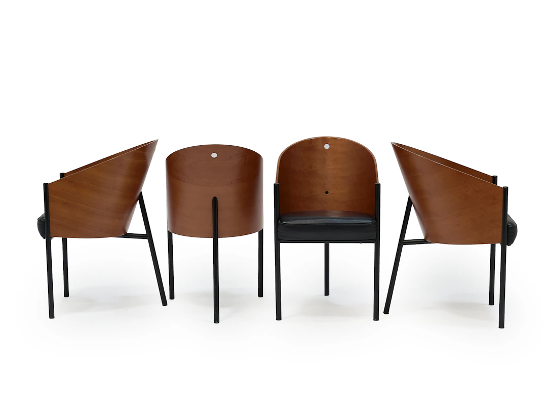 Philippe STARCK Né en 1949 Suite de quatre fauteuils "Costes" - 1985