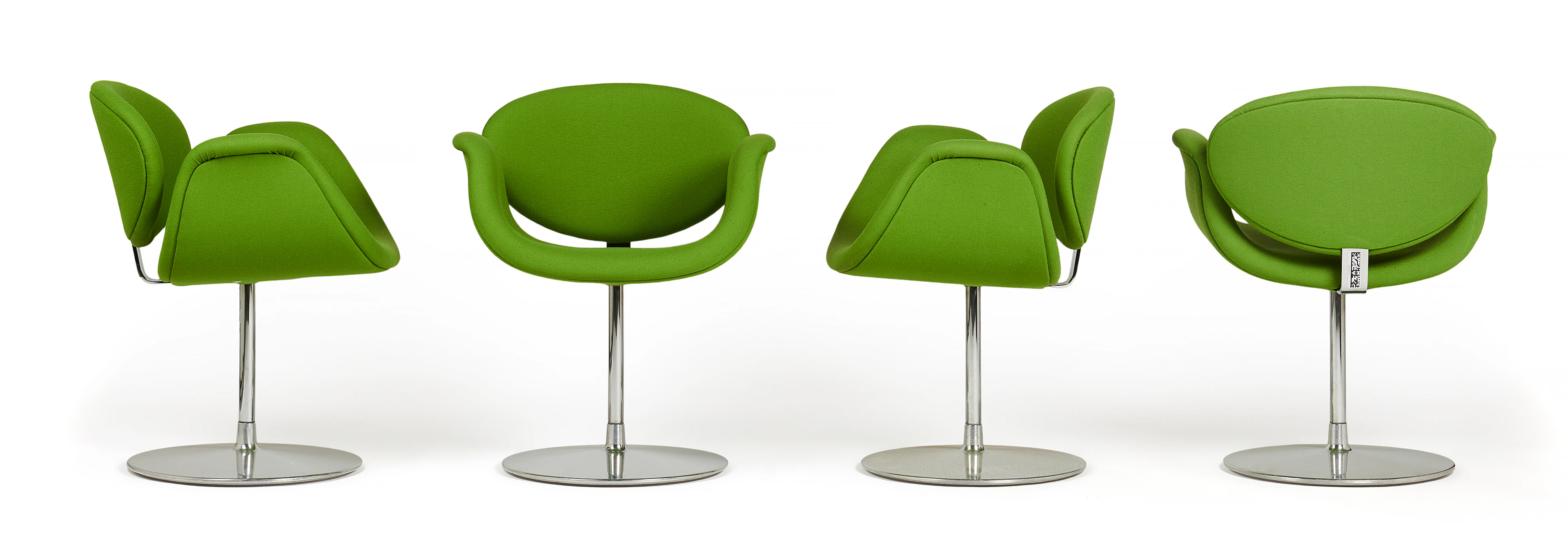 Suite de quatre chaises "Little tulip" mod. 545 - modèle créé en 1965