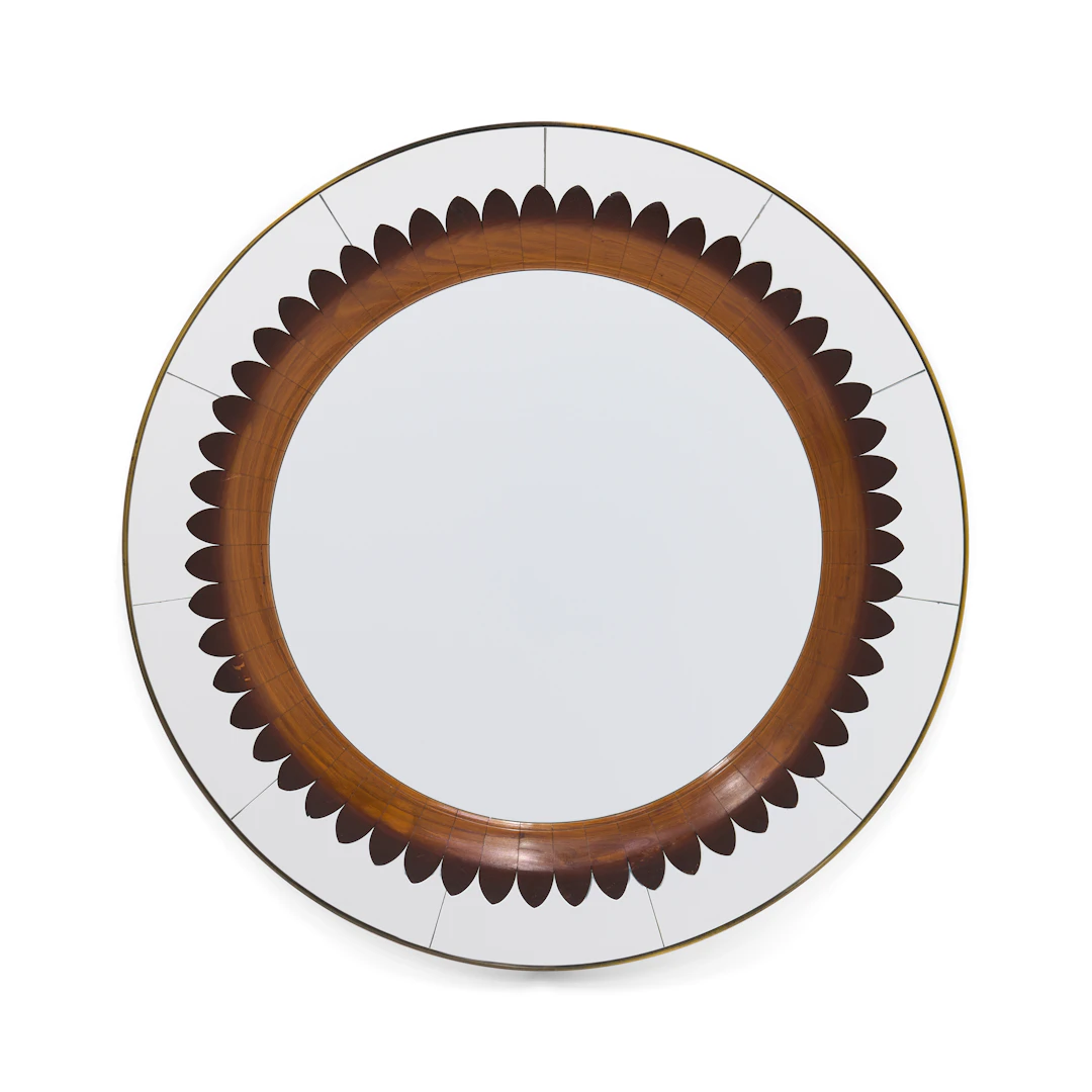 Fratelli MARELLI XXe Miroir à parecloses - circa 1950