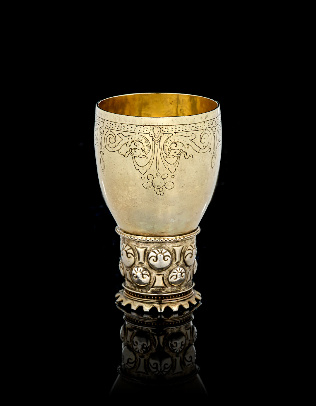 A German silver-gilt römer-cup, Juryen van Ham, Emden, 1615