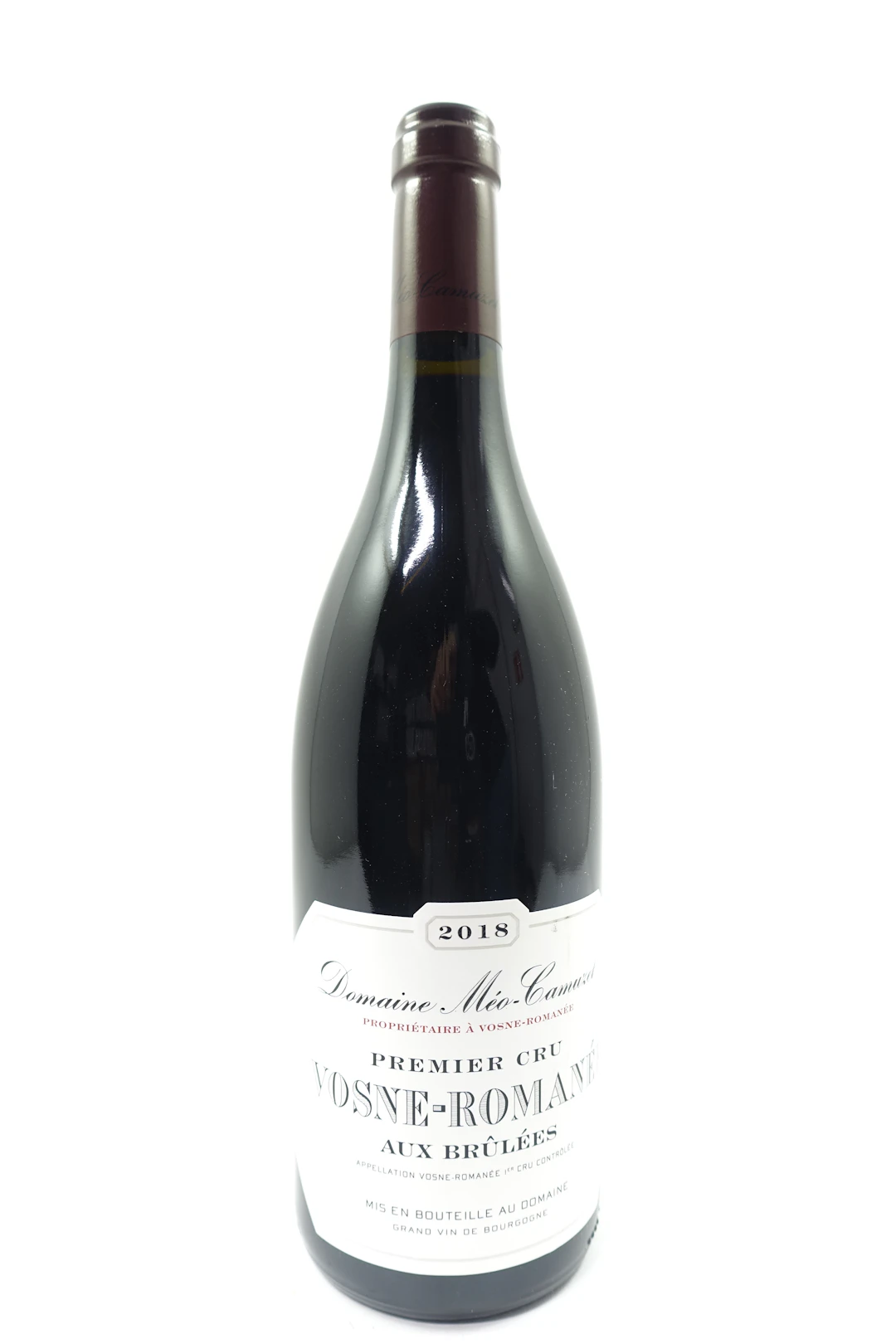 1 bt VOSNE ROMANEE 2018 1er Cru Aux Brulées. Domaine Méo Camuzet
