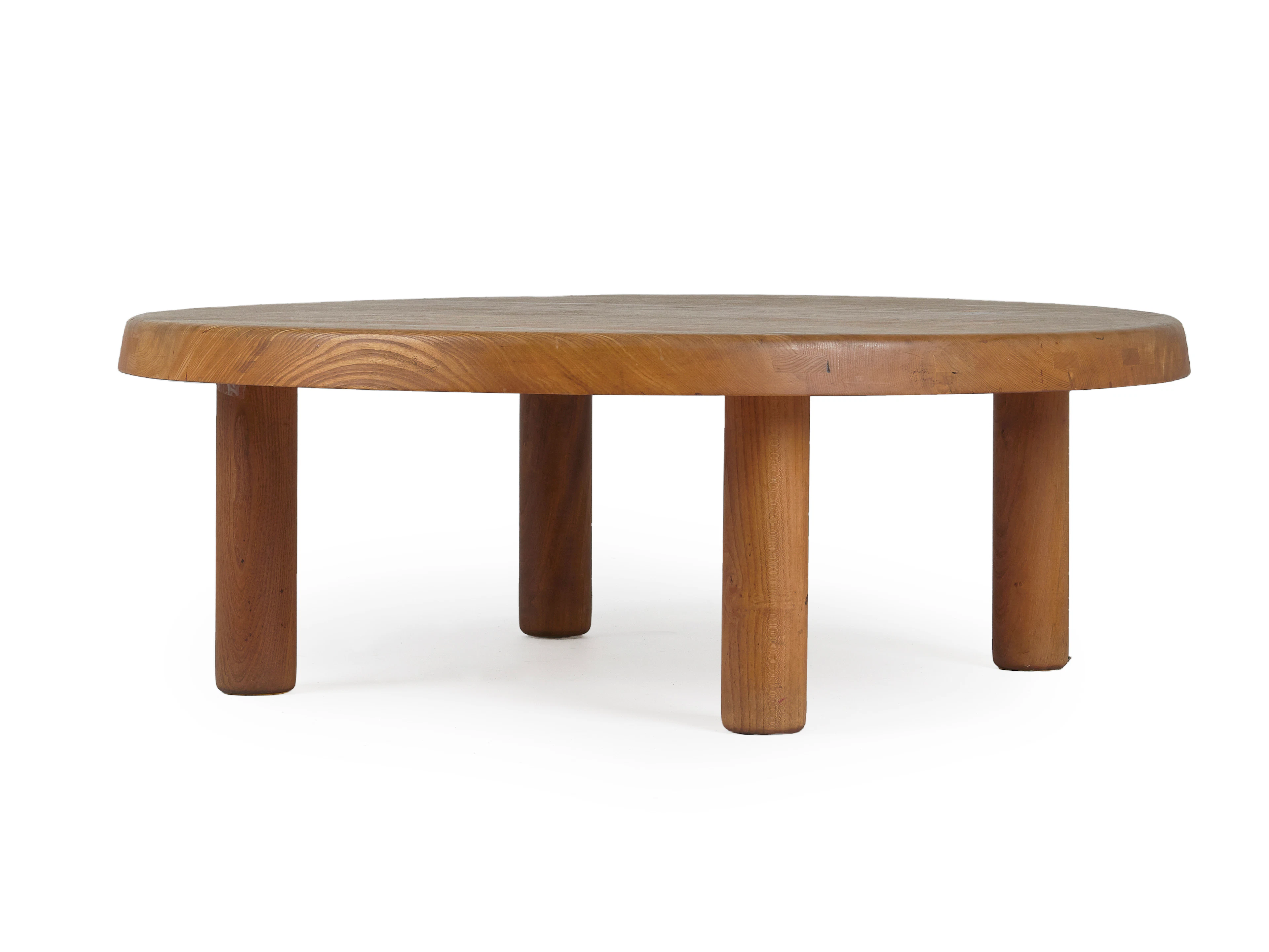 Pierre CHAPO 1927 - 1987 Table basse ronde mod. T02M - circa 1965