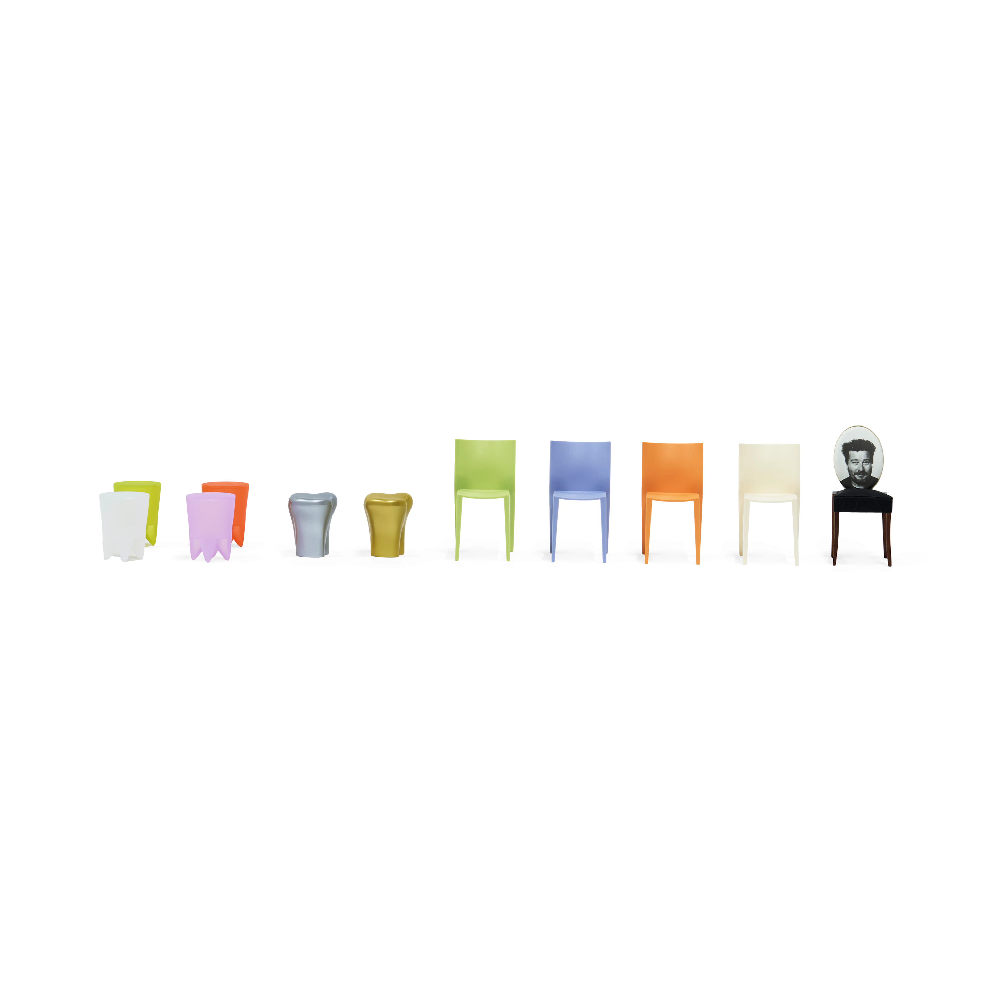 Philippe STARCK Né en 1949 Ensemble de miniatures