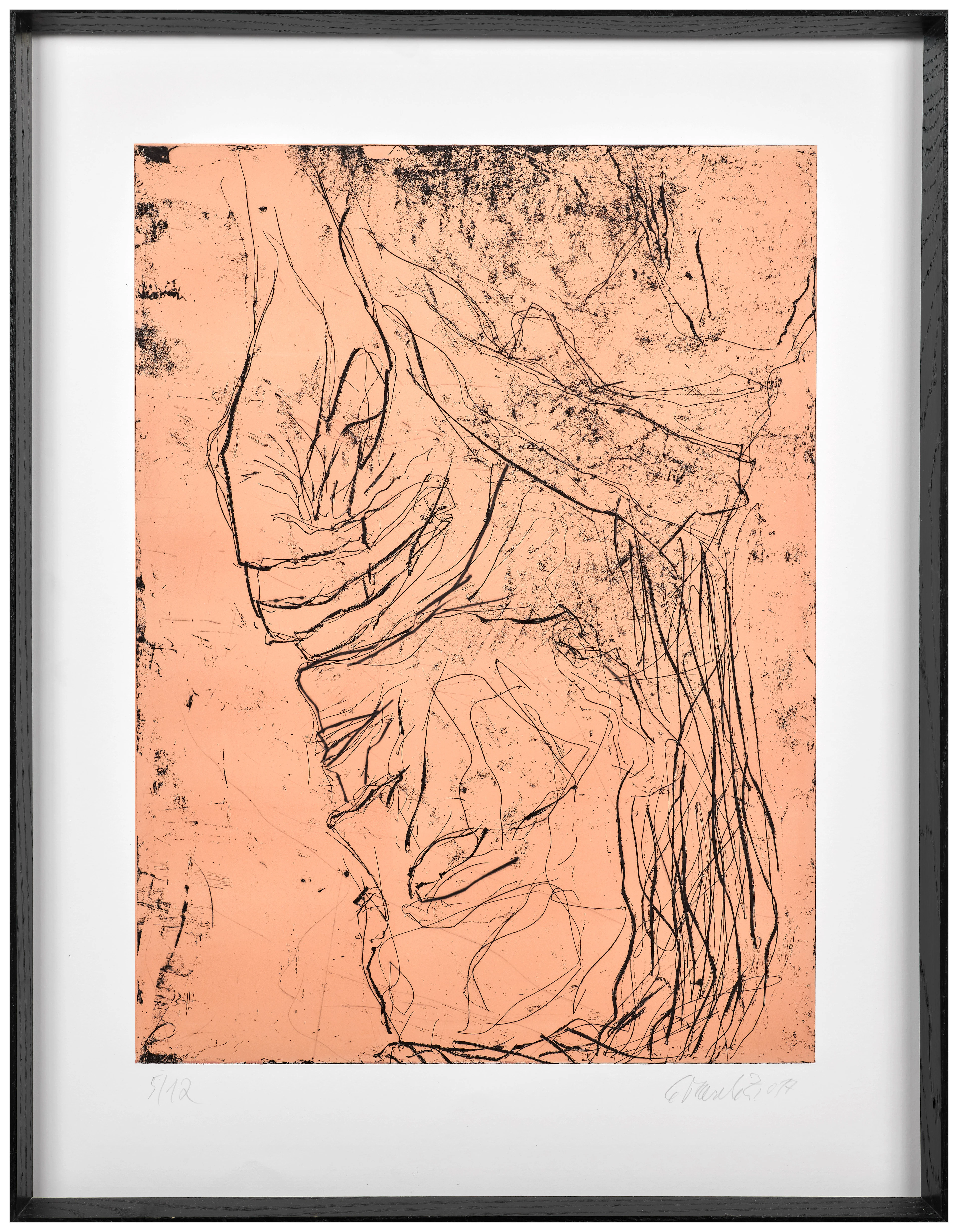 Georg BASELITZ (1938 - 2026) Elke IX - 2017