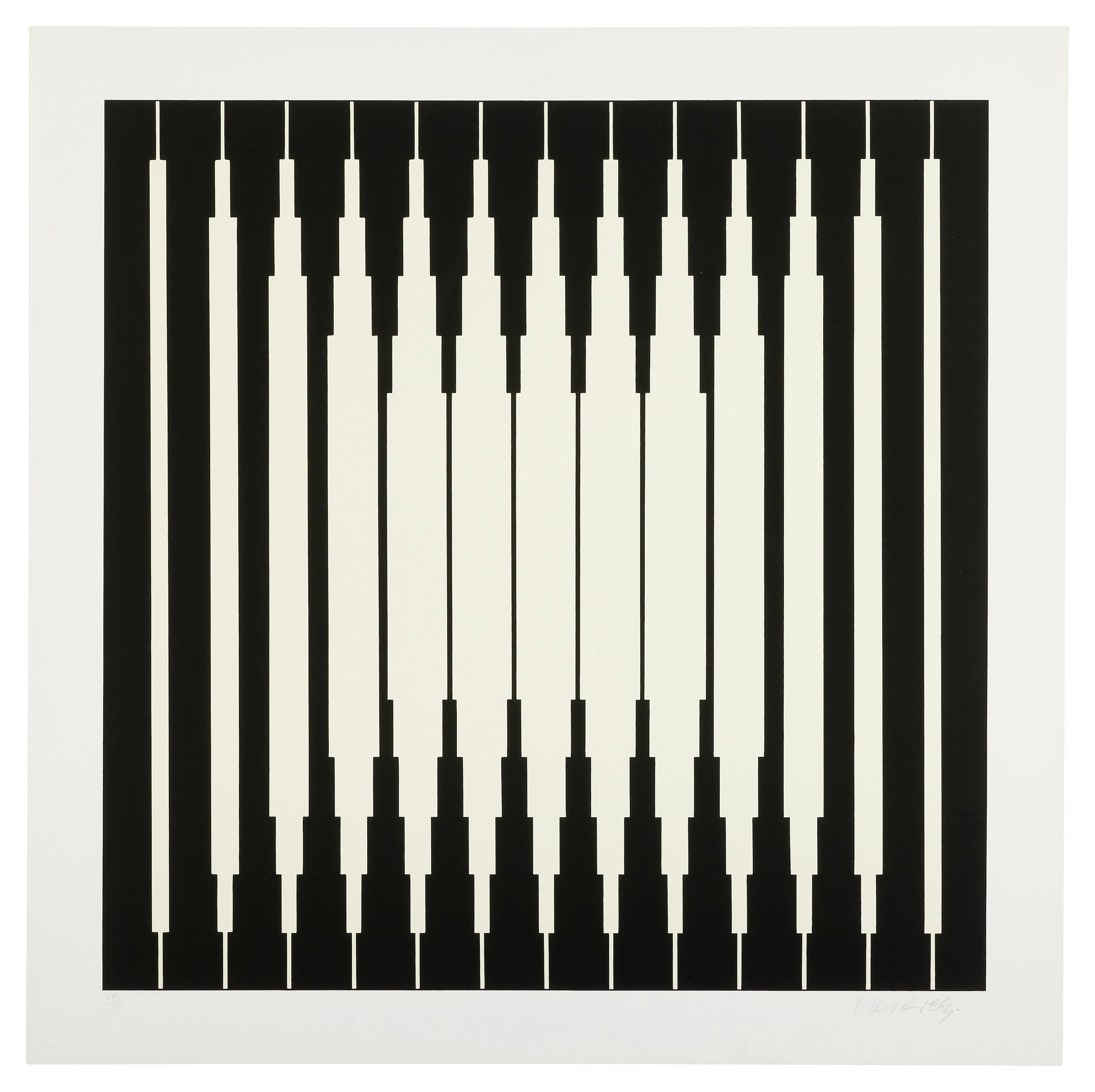 Victor VASARELY 1906 - 1997 Sans titre - 1967