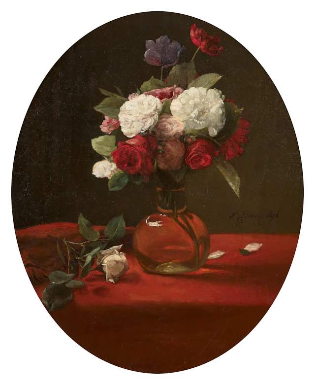 François BONVIN Paris, 1817 – Saint-Germain-en-Laye, 1887 Composition