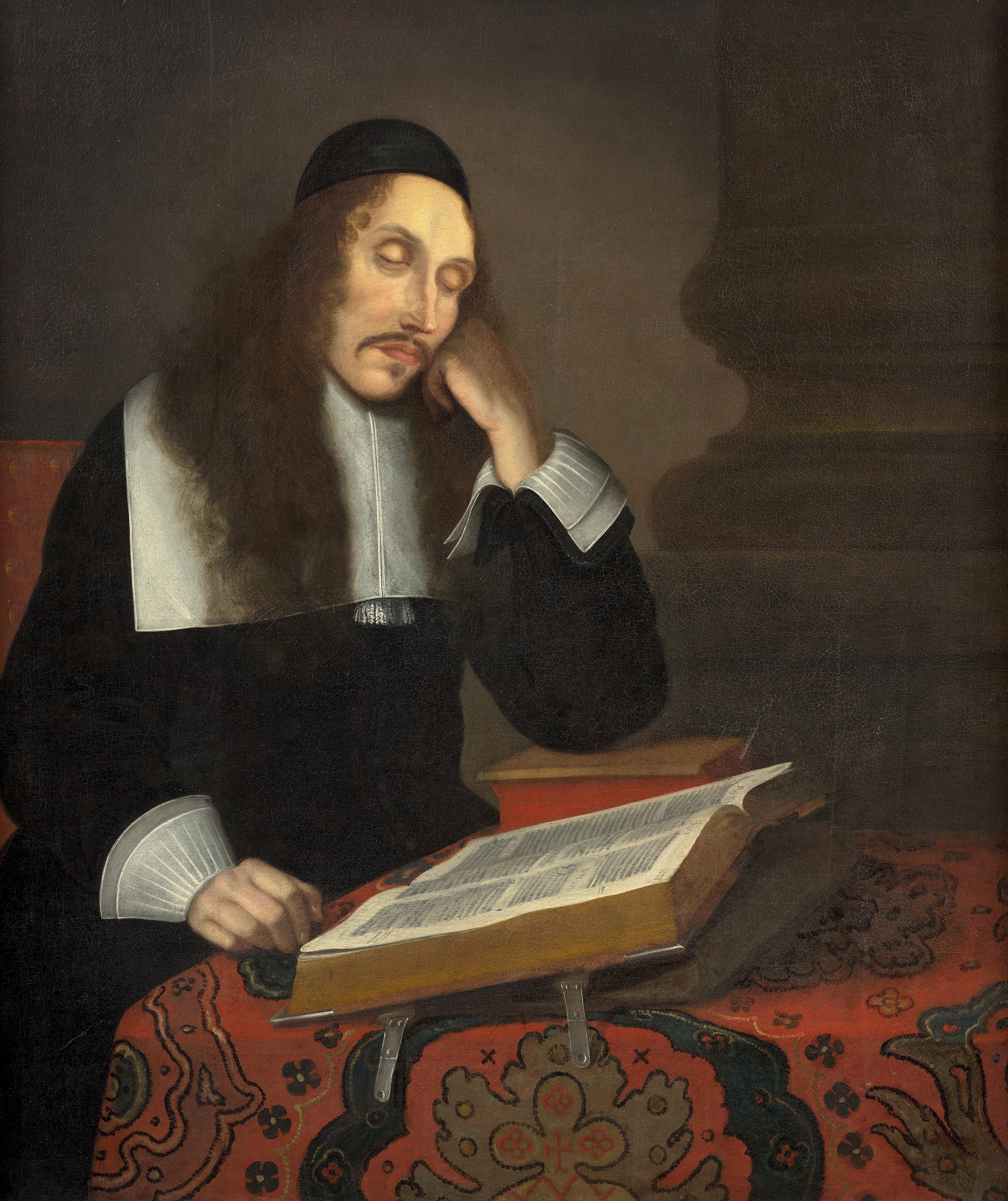 Franz WULFHAGEN Brême, 1624–1670 Portrait présumé du philosophe Baruch
