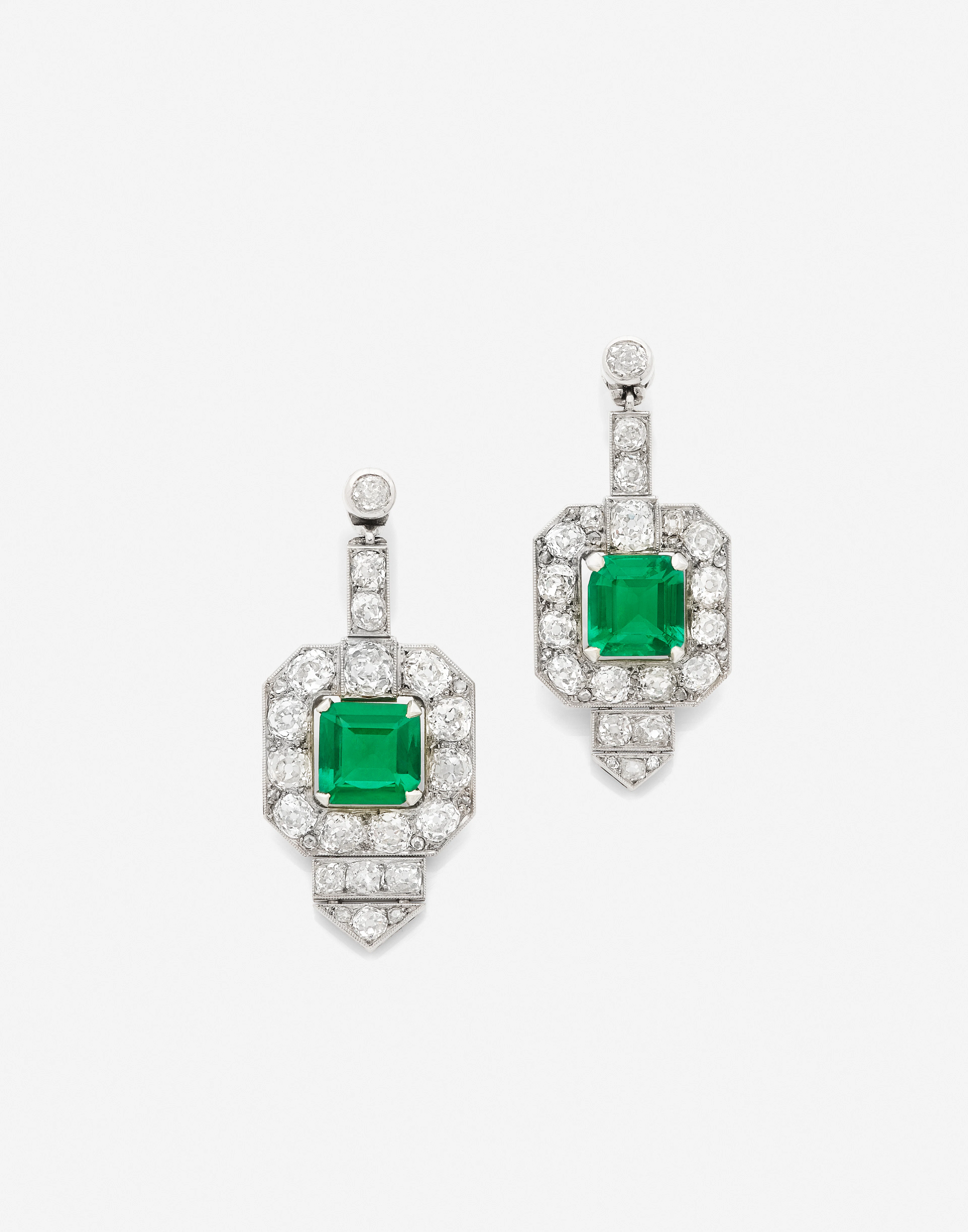Paire de pendants d'oreilles