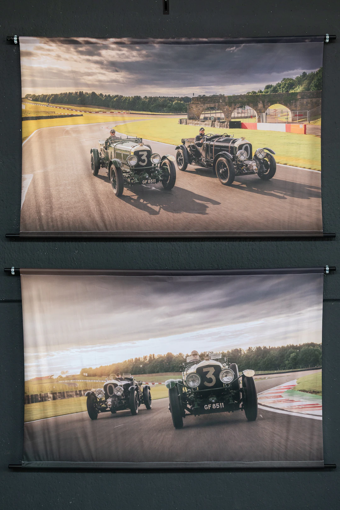 Photographs – Bentley on track No reserve