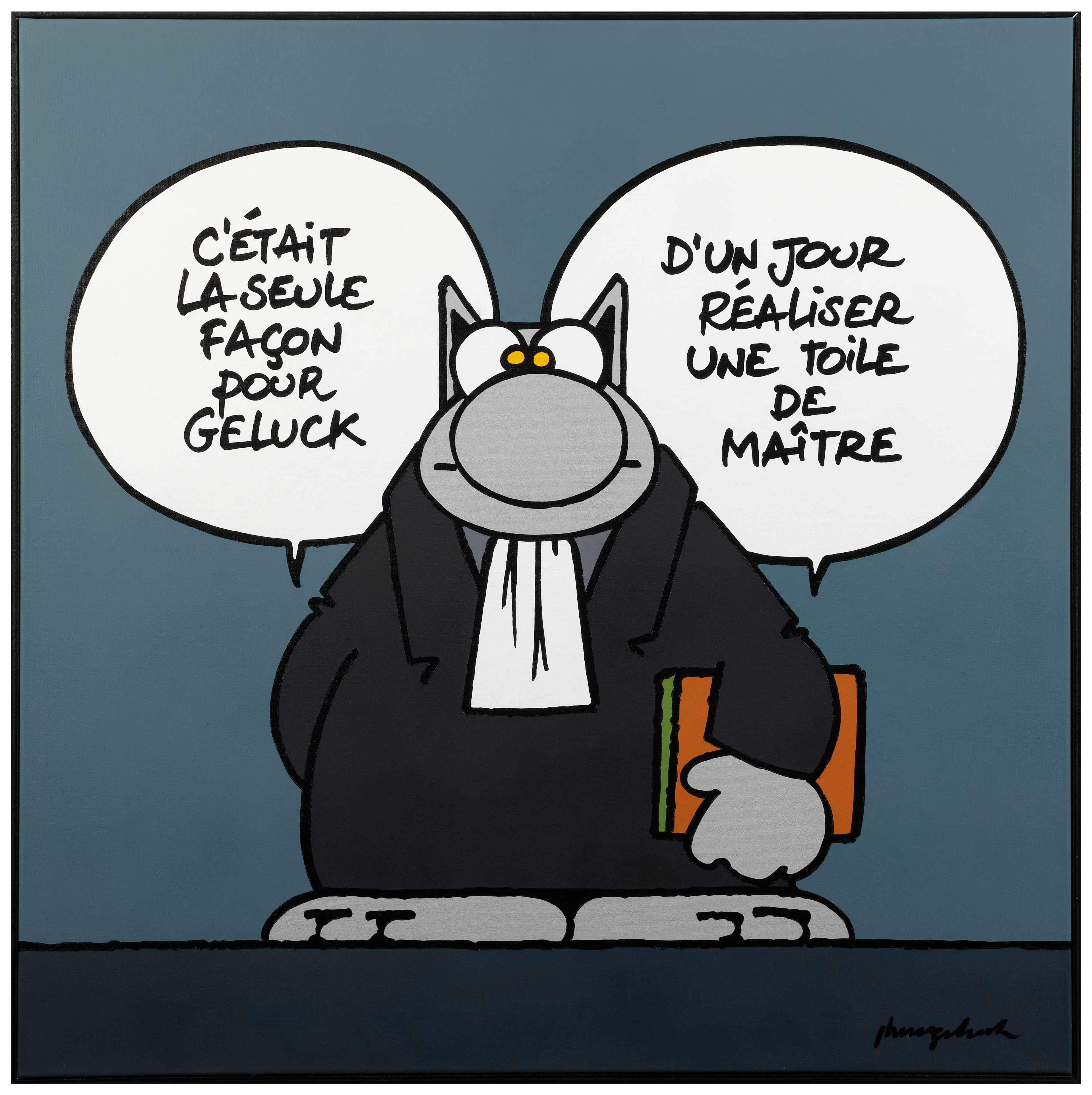 Philippe GELUCK 1954- Le Chat