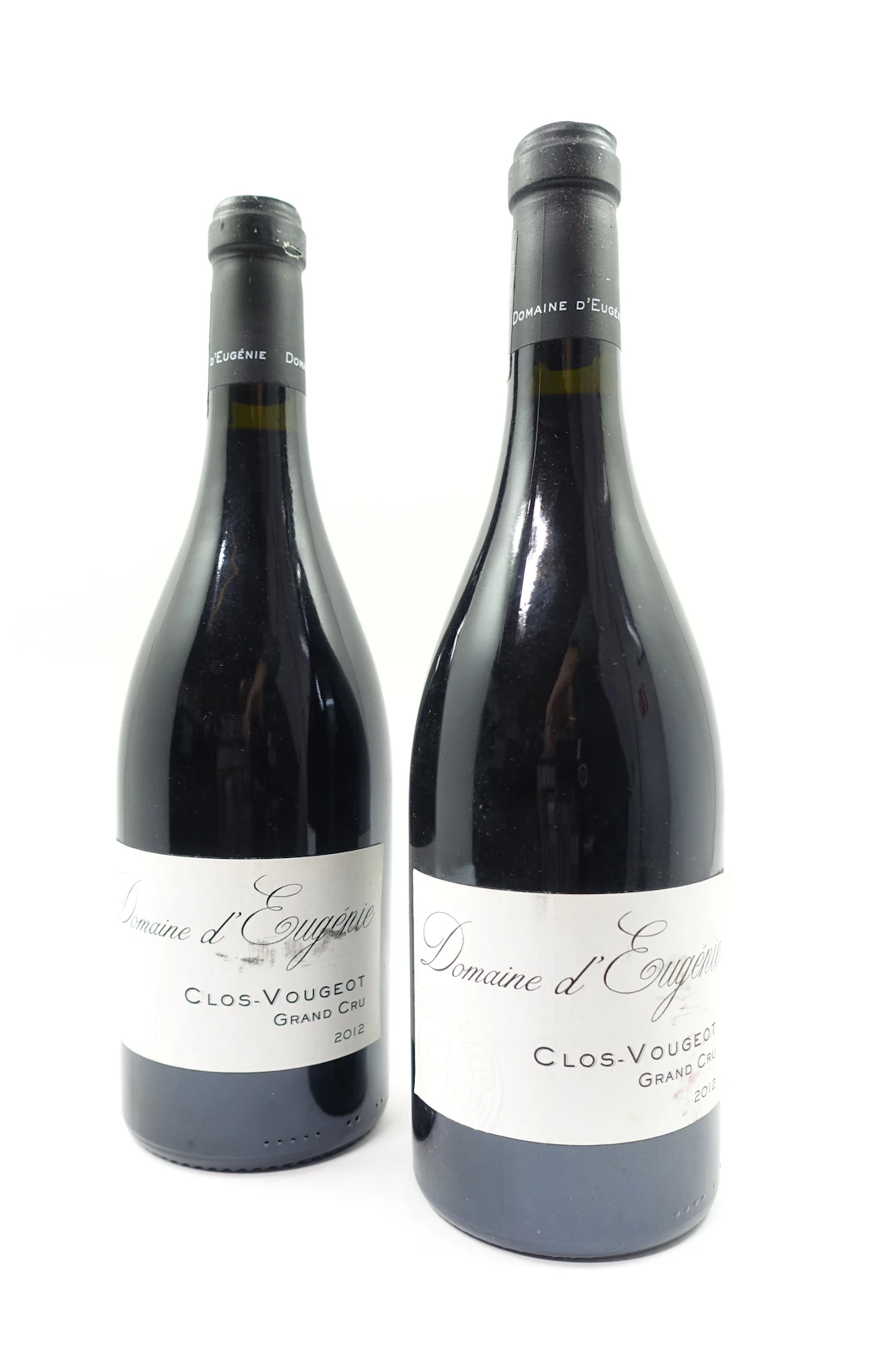2 bts CLOS DE VOUGEOT 2012 Grand Cru. Domaine d'Eugénie