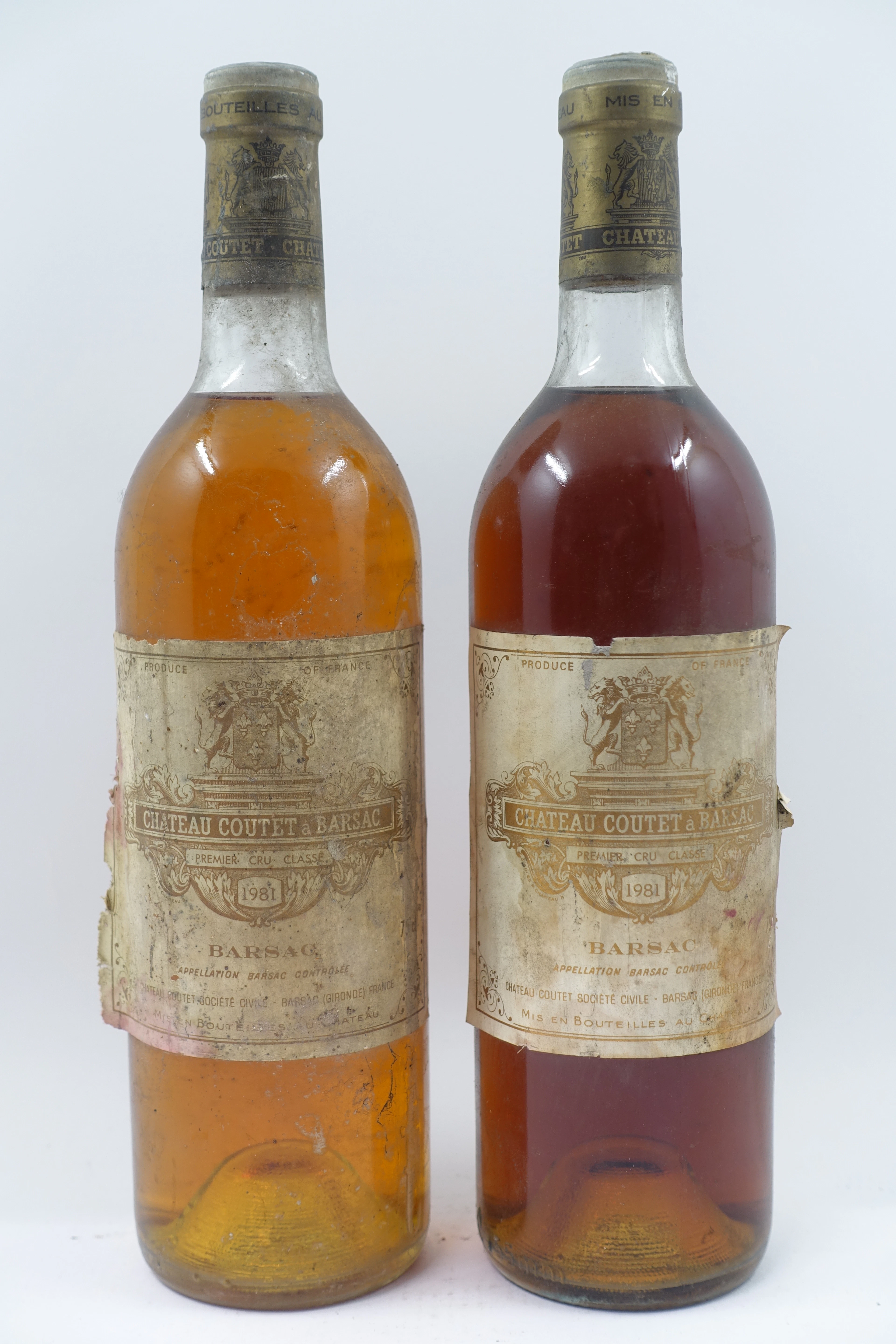 11 bts CH COUTET 1981 1er cru Barsac
