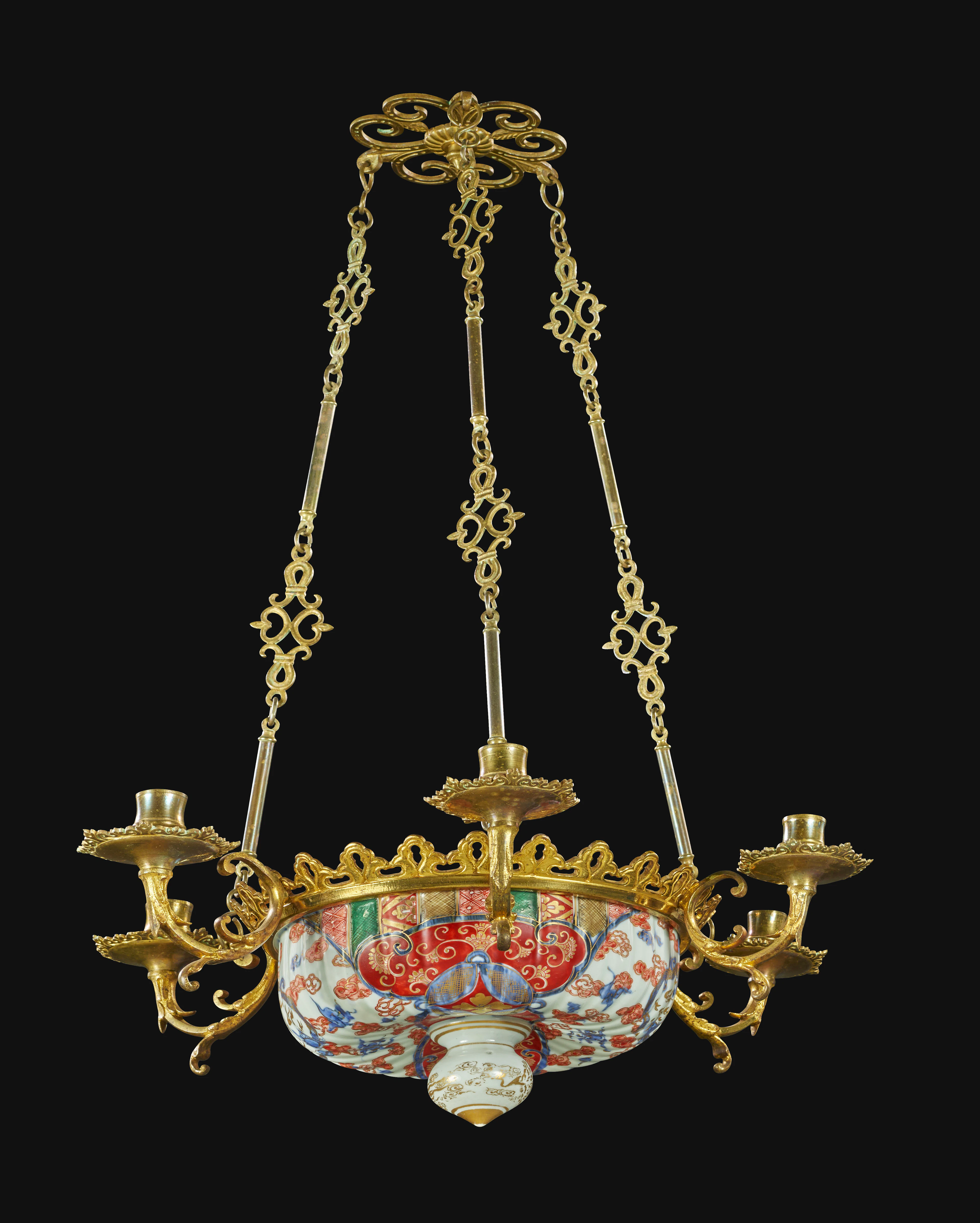 LUSTRE DE LA FIN DU XIXe SIÈCLE, MANUFACTURE DE BAYEUX