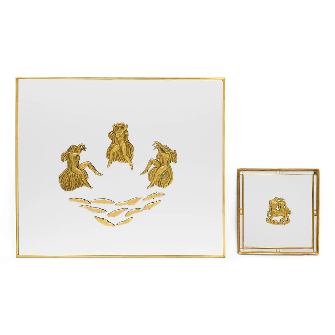 Motifs décoratifs encadrés - circa 1940