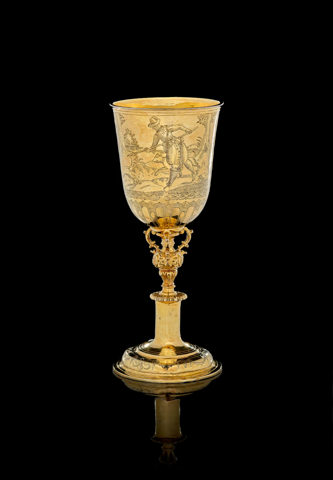A Swiss silver-gilt cup, Hans Trachsel, Berthoud (Burgdorf), début